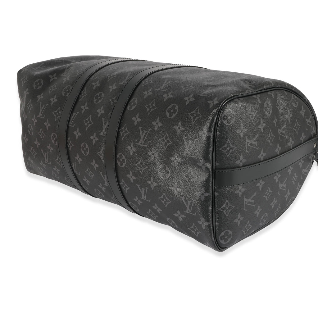 Louis Vuitton Louis Vuitton Monogram Eclipse Canvas Keepall Bandouliere 45