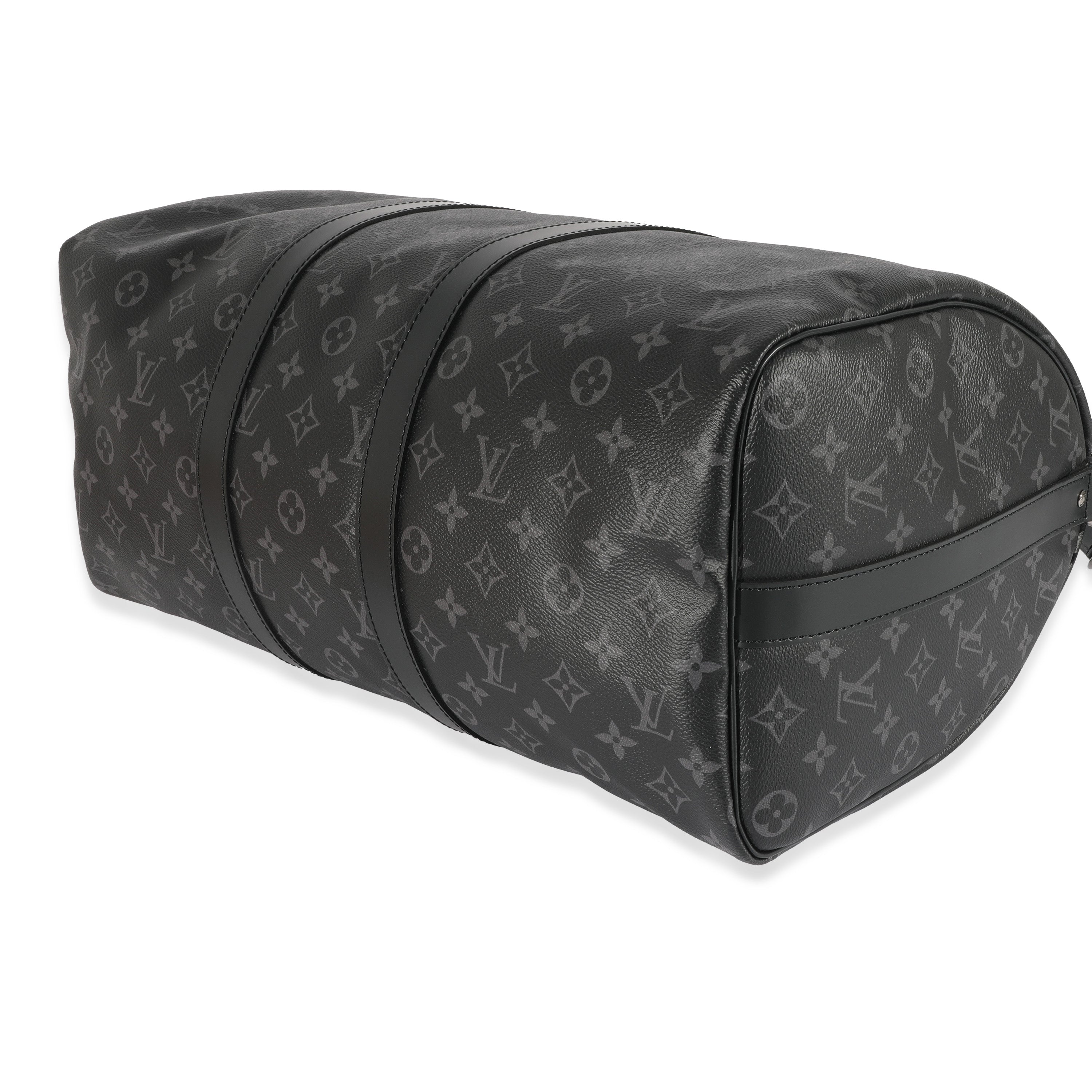 Louis Vuitton Louis Vuitton Monogram Eclipse Canvas Keepall Bandouliere 45
