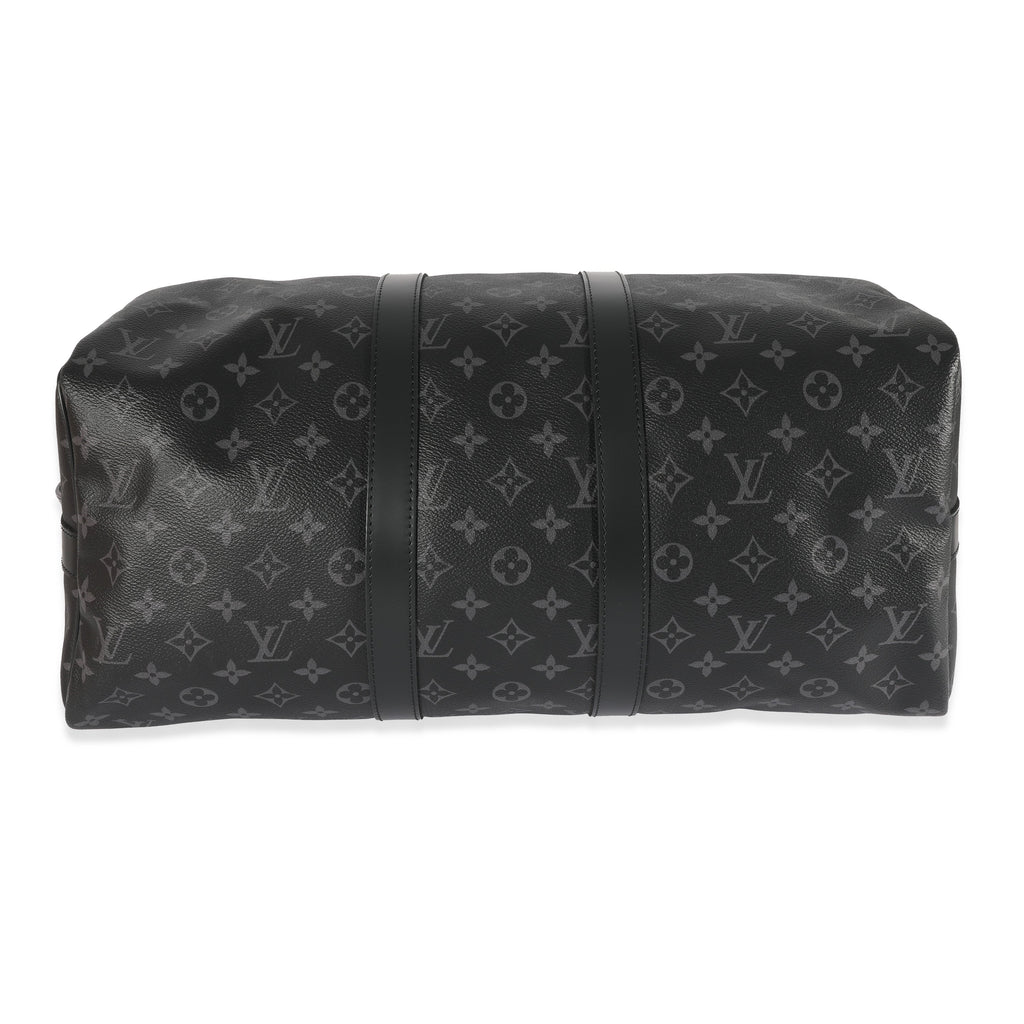 Louis Vuitton Louis Vuitton Monogram Eclipse Canvas Keepall Bandouliere 45