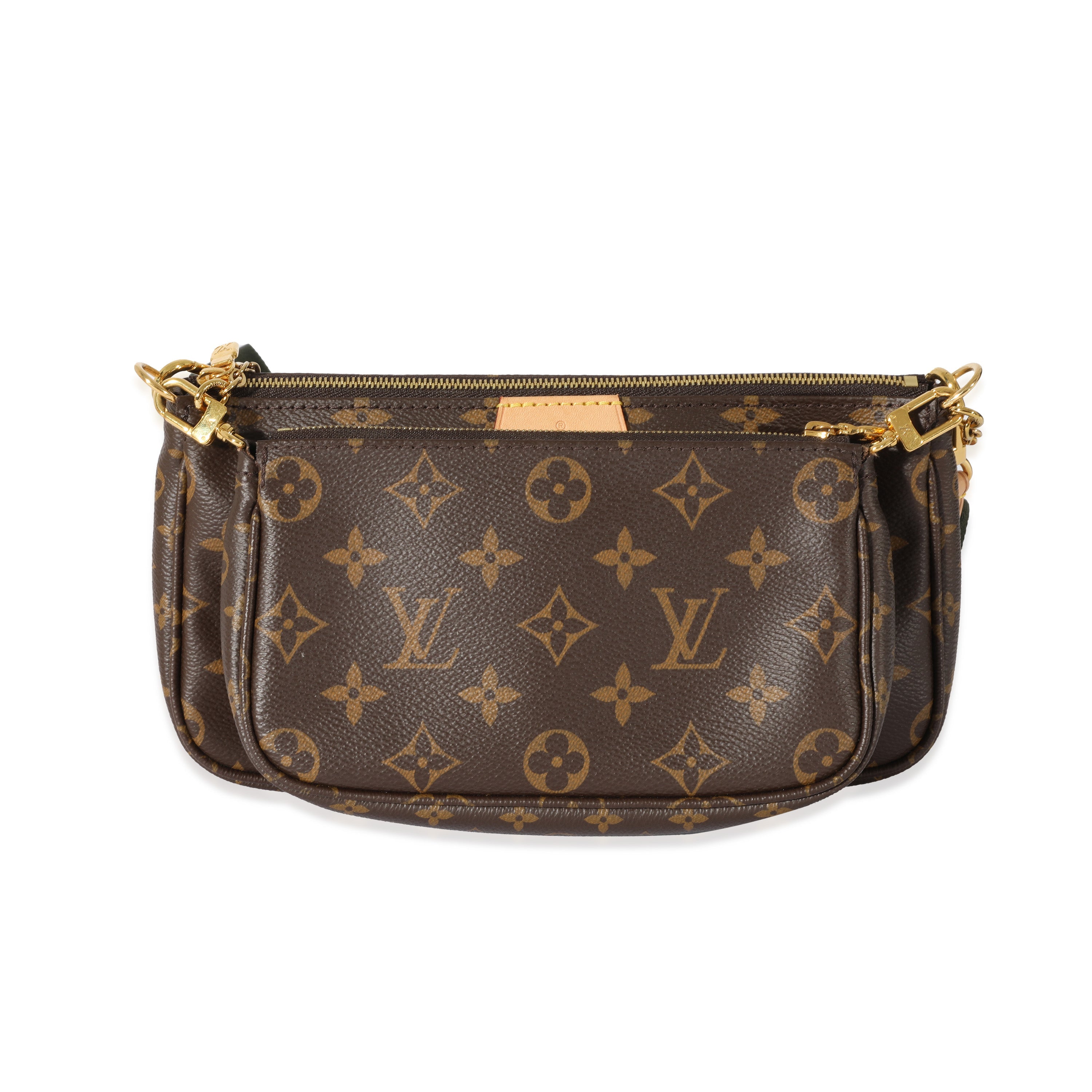 Louis Vuitton Louis Vuitton Canvas Monogram Khaki Multi Pochette Accessoires