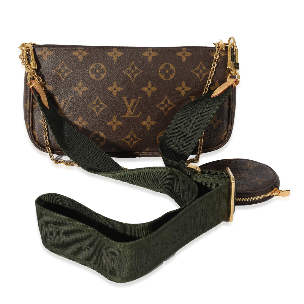 Louis Vuitton Louis Vuitton Canvas Monogram Khaki Multi Pochette Accessoires