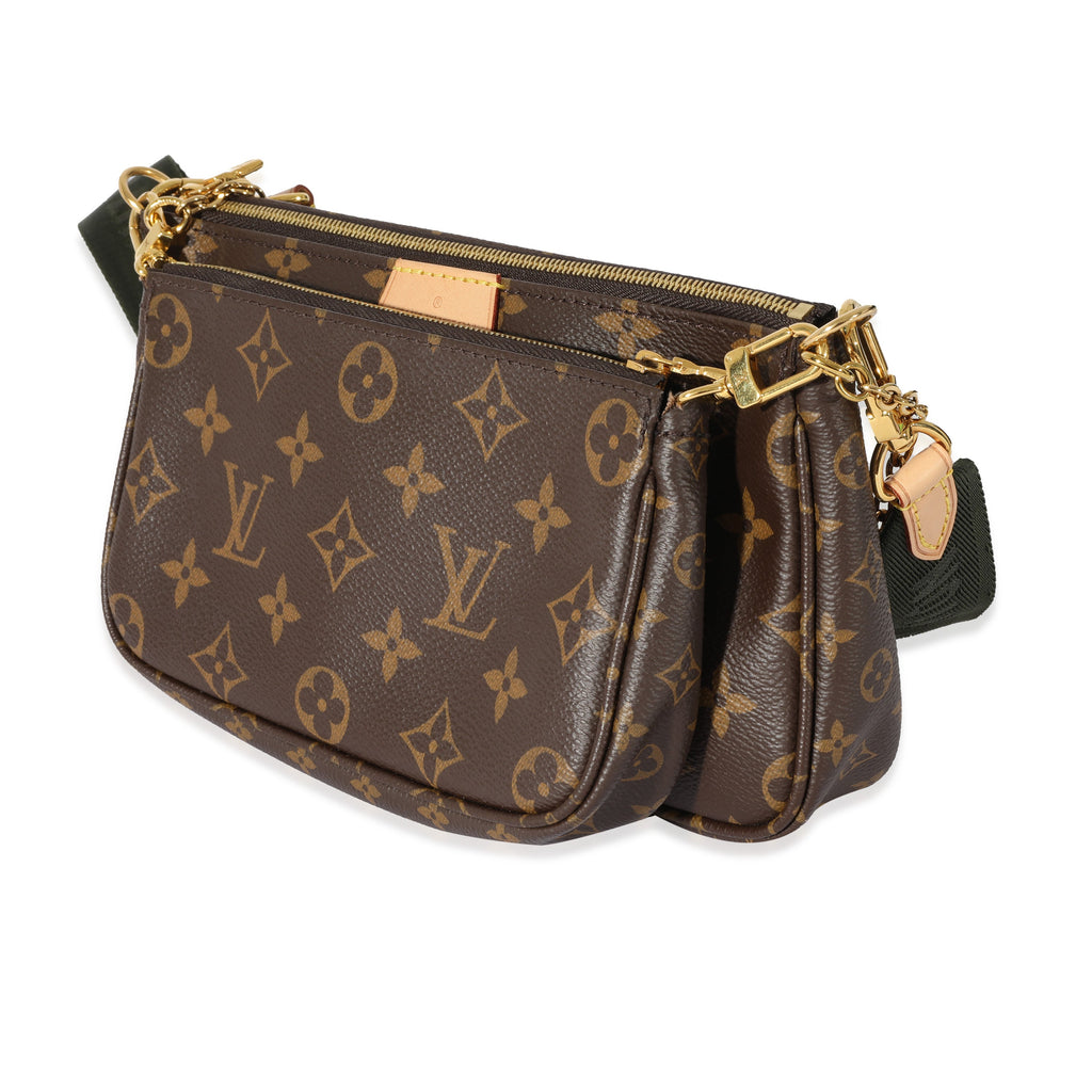 Louis Vuitton Louis Vuitton Canvas Monogram Khaki Multi Pochette Accessoires