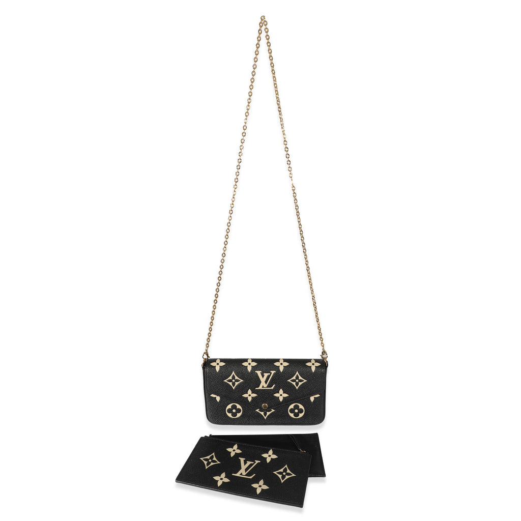 Louis Vuitton Louis Vuitton Bicolor Giant Empreinte Felicie Pochette