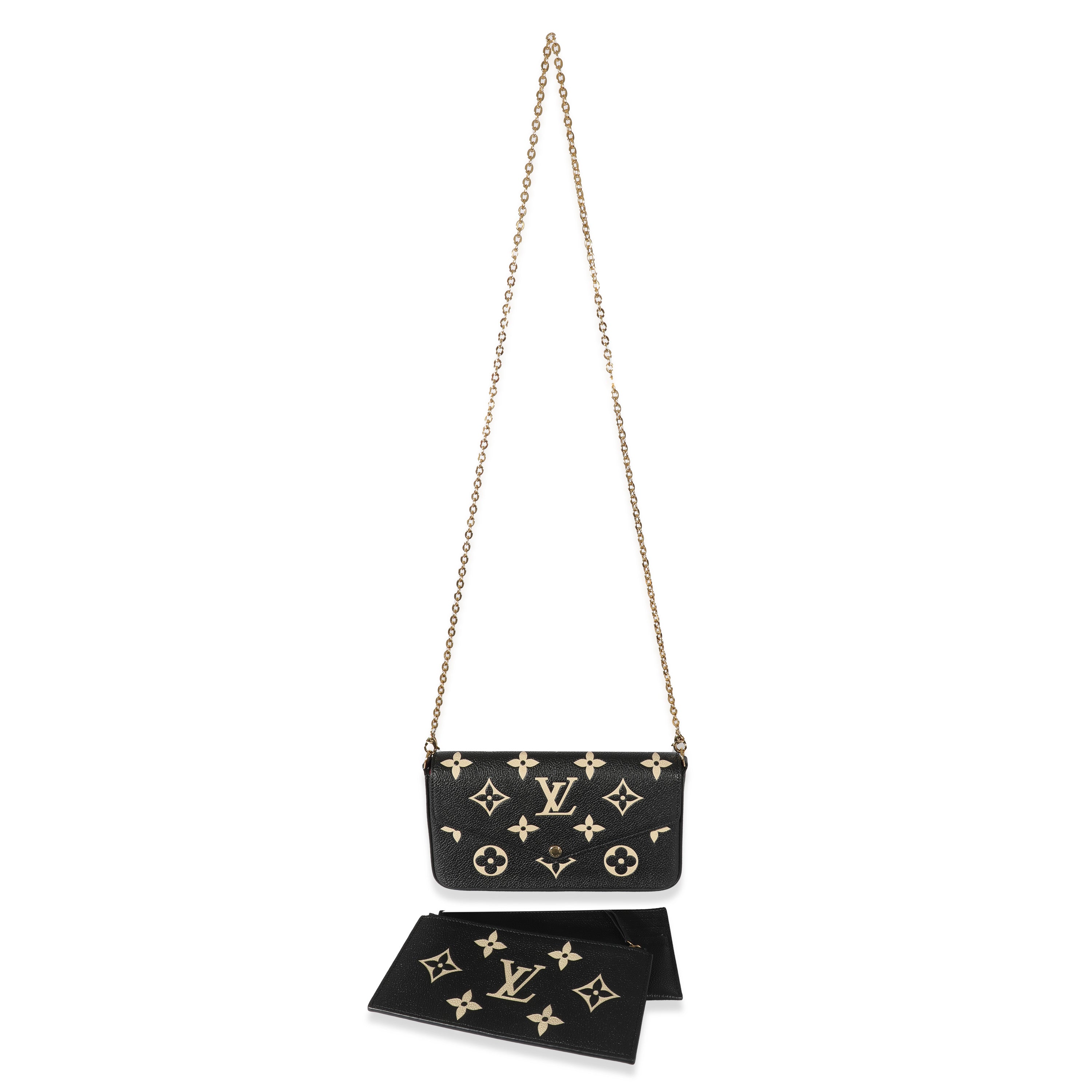 Louis Vuitton Louis Vuitton Bicolor Giant Empreinte Felicie Pochette