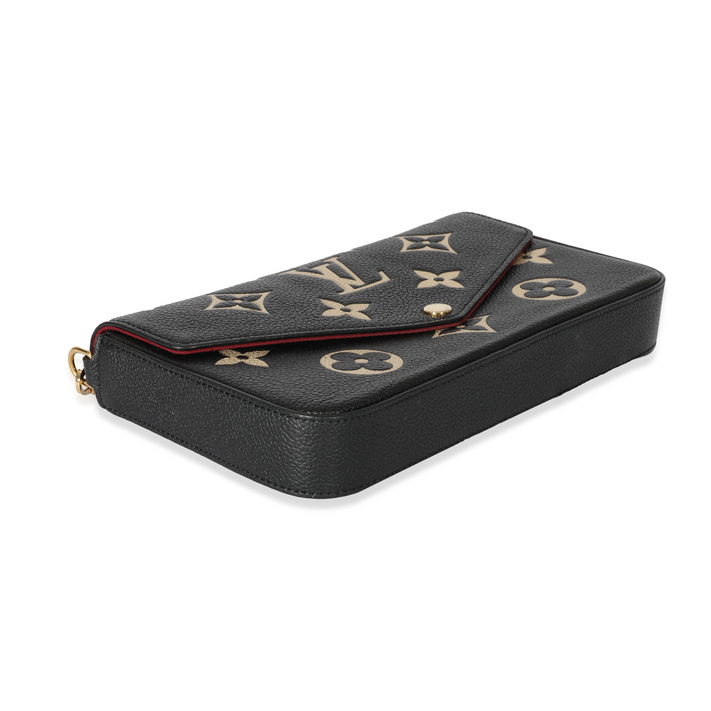 Louis Vuitton Louis Vuitton Bicolor Giant Empreinte Felicie Pochette