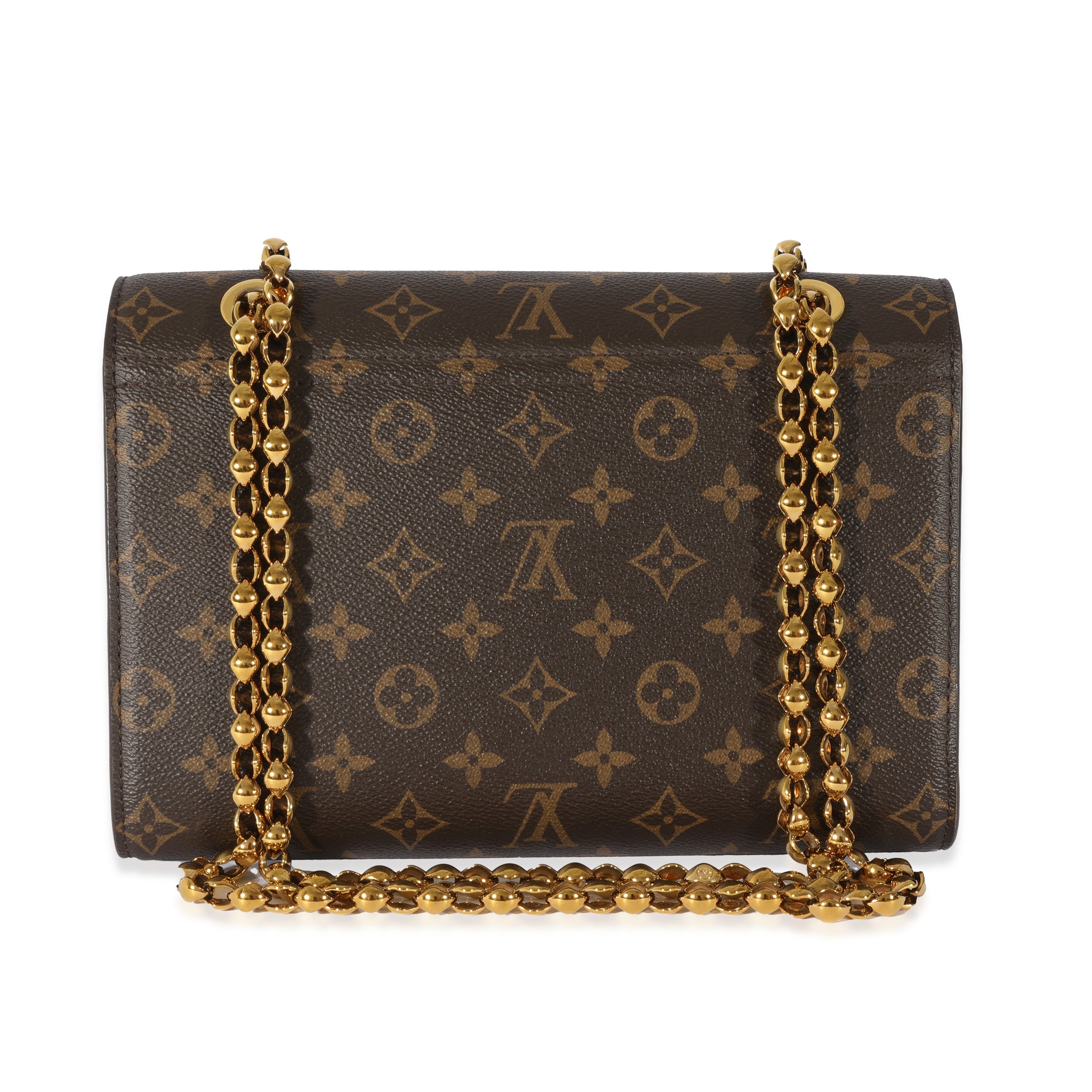 Louis Vuitton Louis Vuitton Monogram Canvas Raisin Victoire Chain Bag