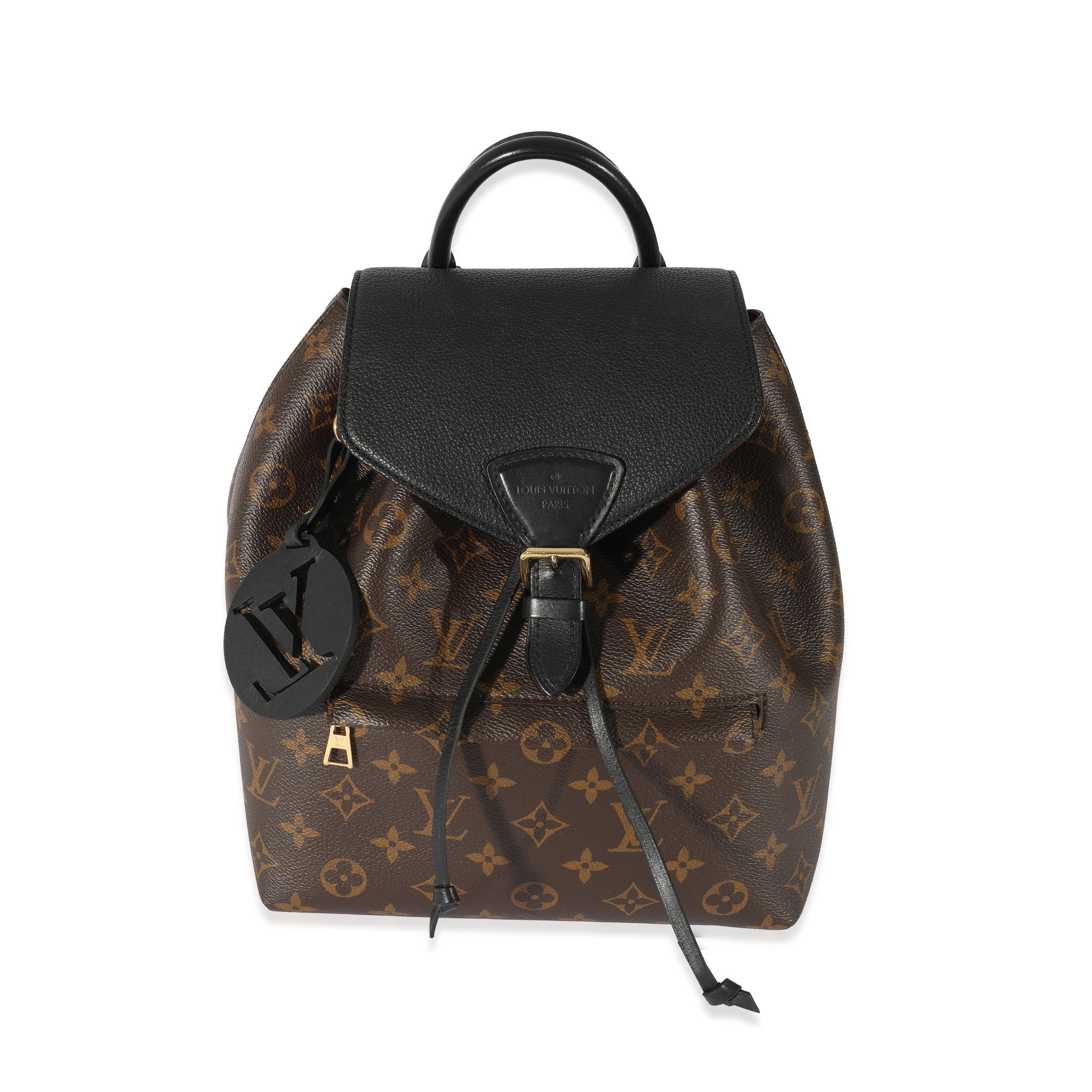 Louis Vuitton Louis Vuitton Leather Canvas Monogram Montsouris NM PM