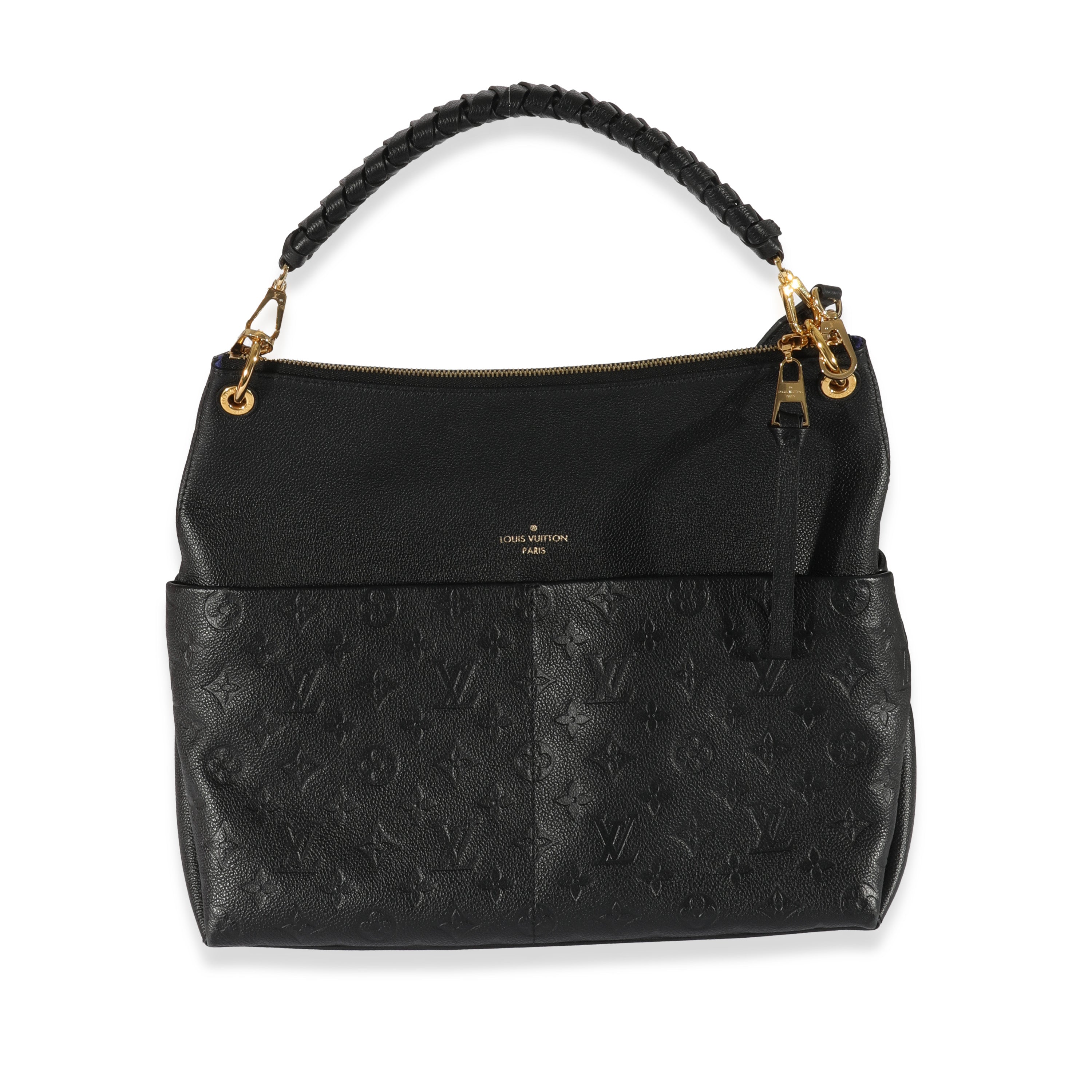 Louis Vuitton Louis Vuitton Noir Empreinte Maida Hobo