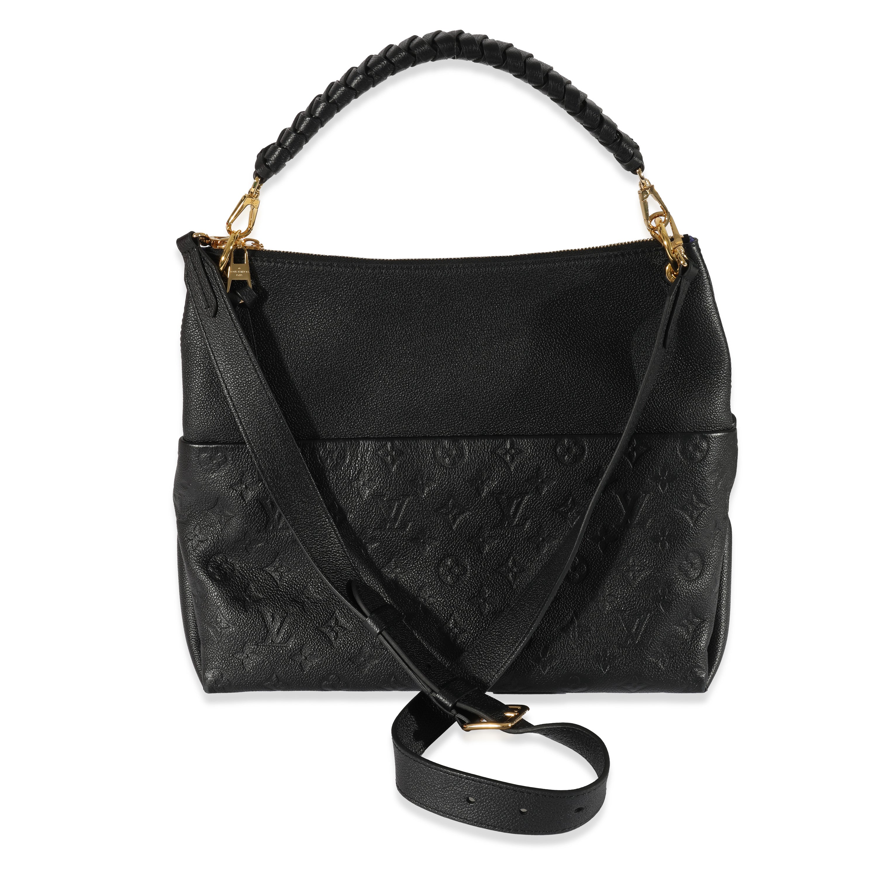 Louis Vuitton Louis Vuitton Noir Empreinte Maida Hobo