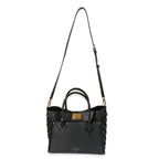 Louis Vuitton Louis Vuitton Black Calfskin On My Side MM
