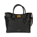 Louis Vuitton Louis Vuitton Black Calfskin On My Side MM