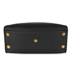 Louis Vuitton Louis Vuitton Black Calfskin On My Side MM