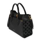 Louis Vuitton Louis Vuitton Black Calfskin On My Side MM