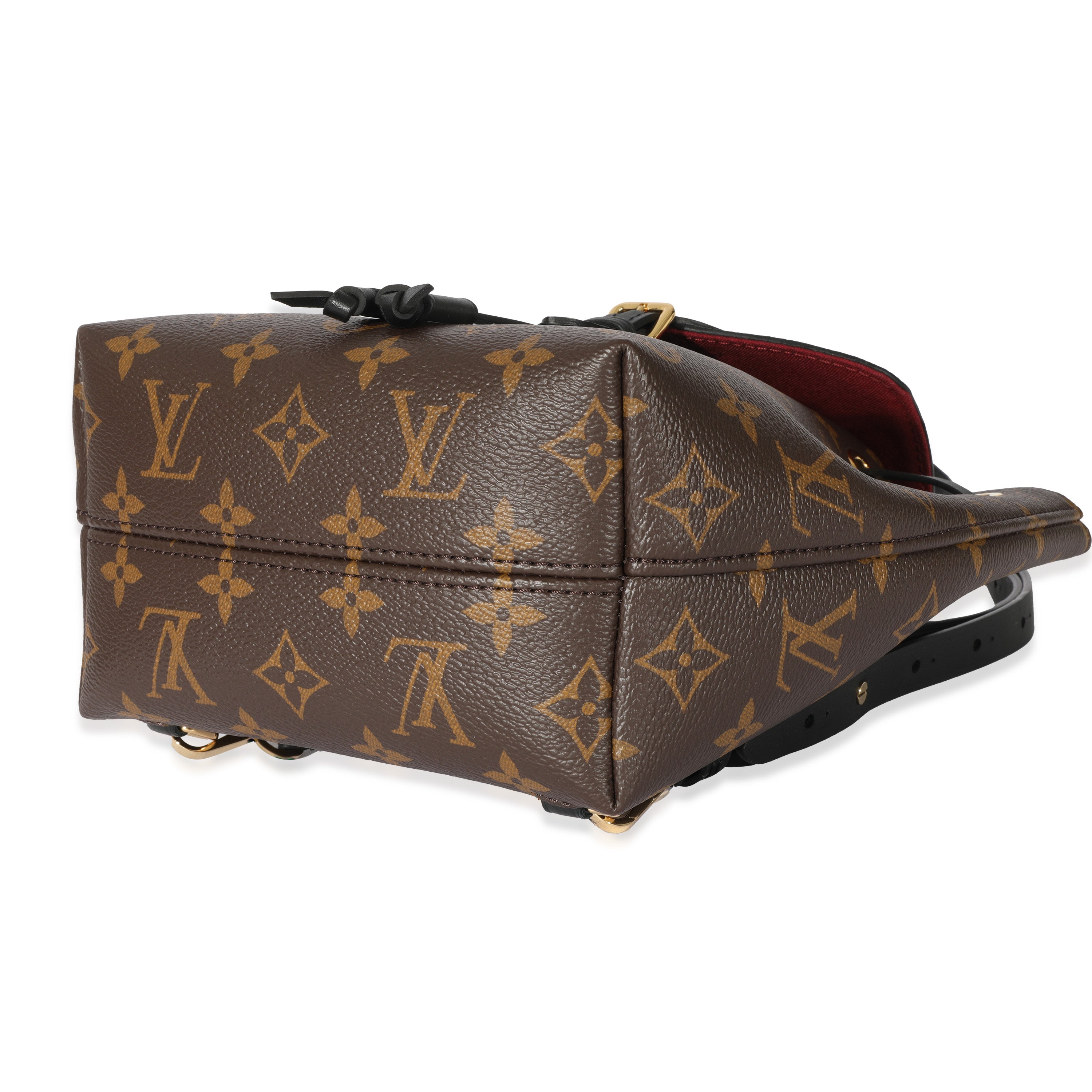 Louis Vuitton Louis Vuitton Canvas Leather Monogram Montsouris BB