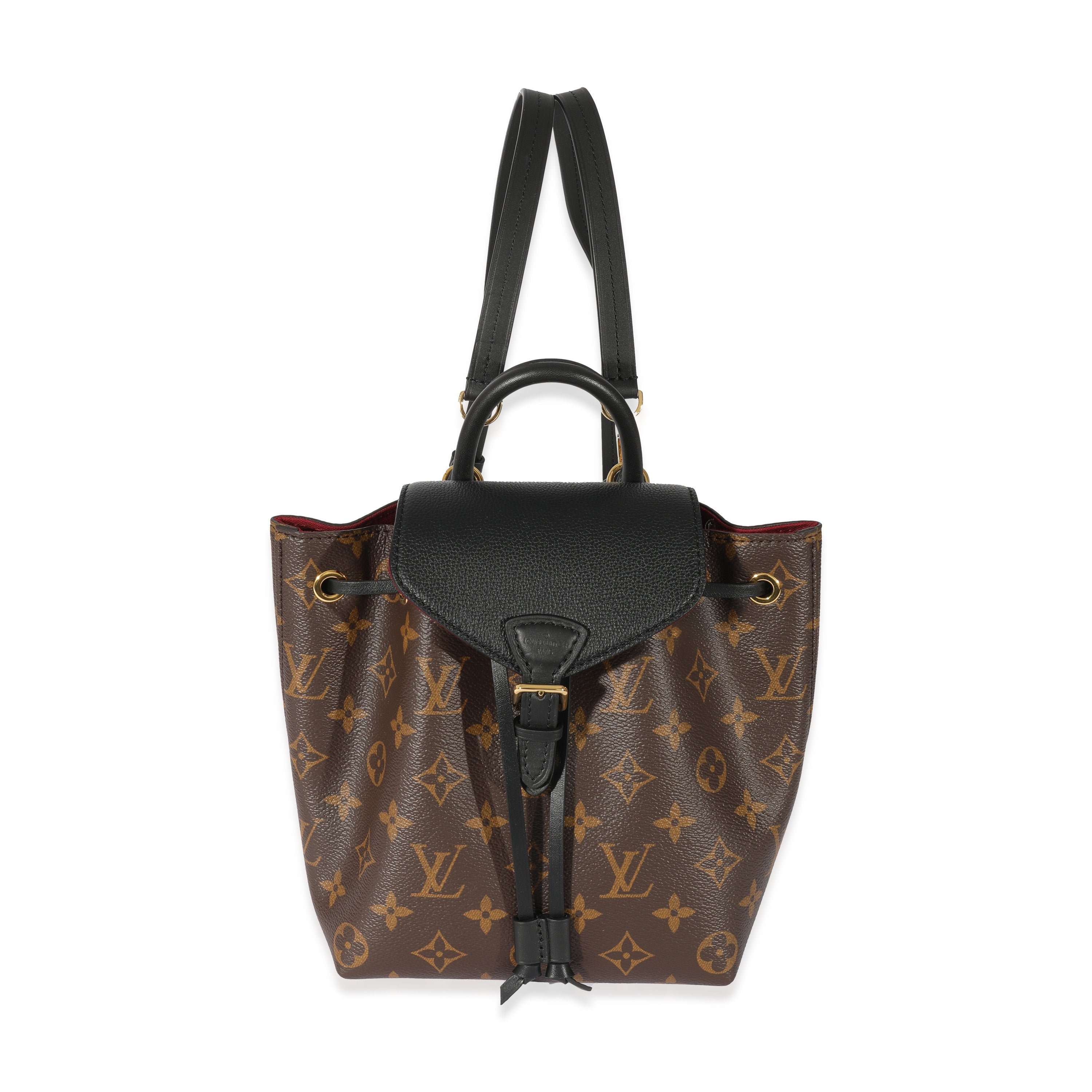 Louis Vuitton Louis Vuitton Canvas Leather Monogram Montsouris BB