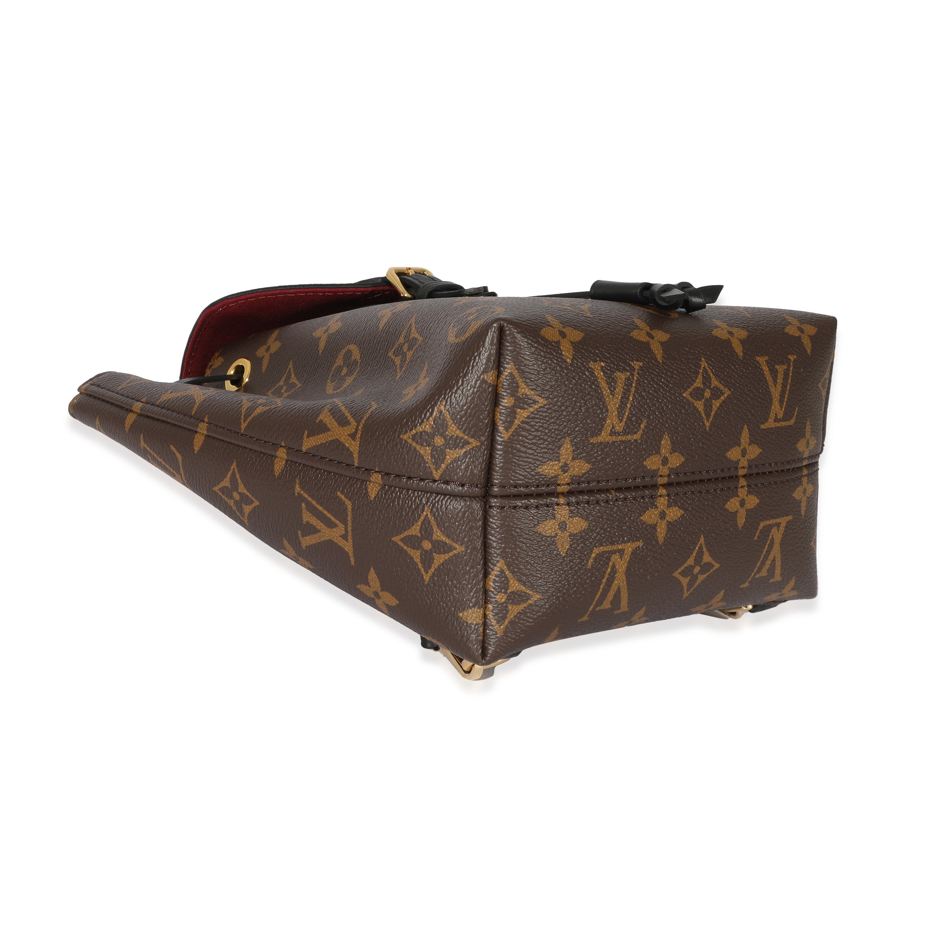 Louis Vuitton Louis Vuitton Canvas Leather Monogram Montsouris BB
