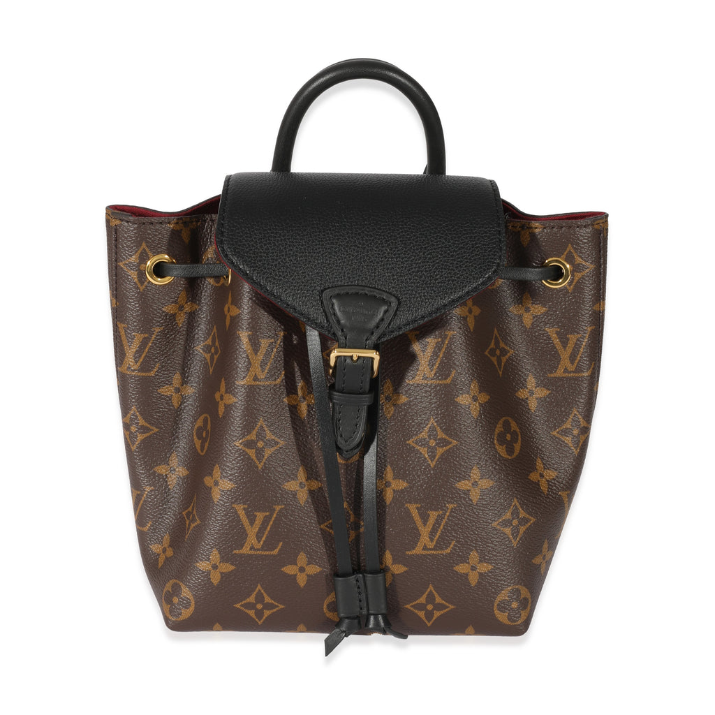 Louis Vuitton Louis Vuitton Canvas Leather Monogram Montsouris BB