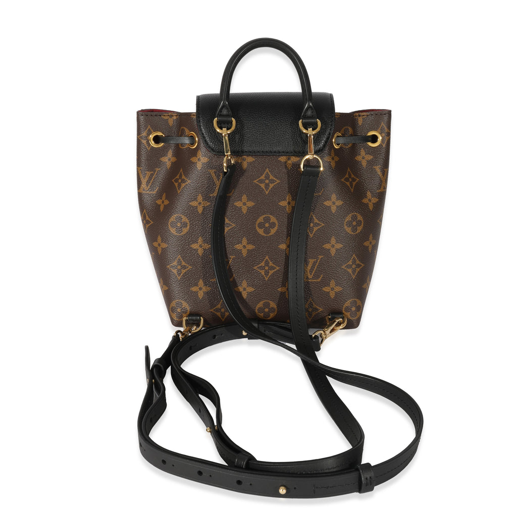 Louis Vuitton Louis Vuitton Canvas Leather Monogram Montsouris BB