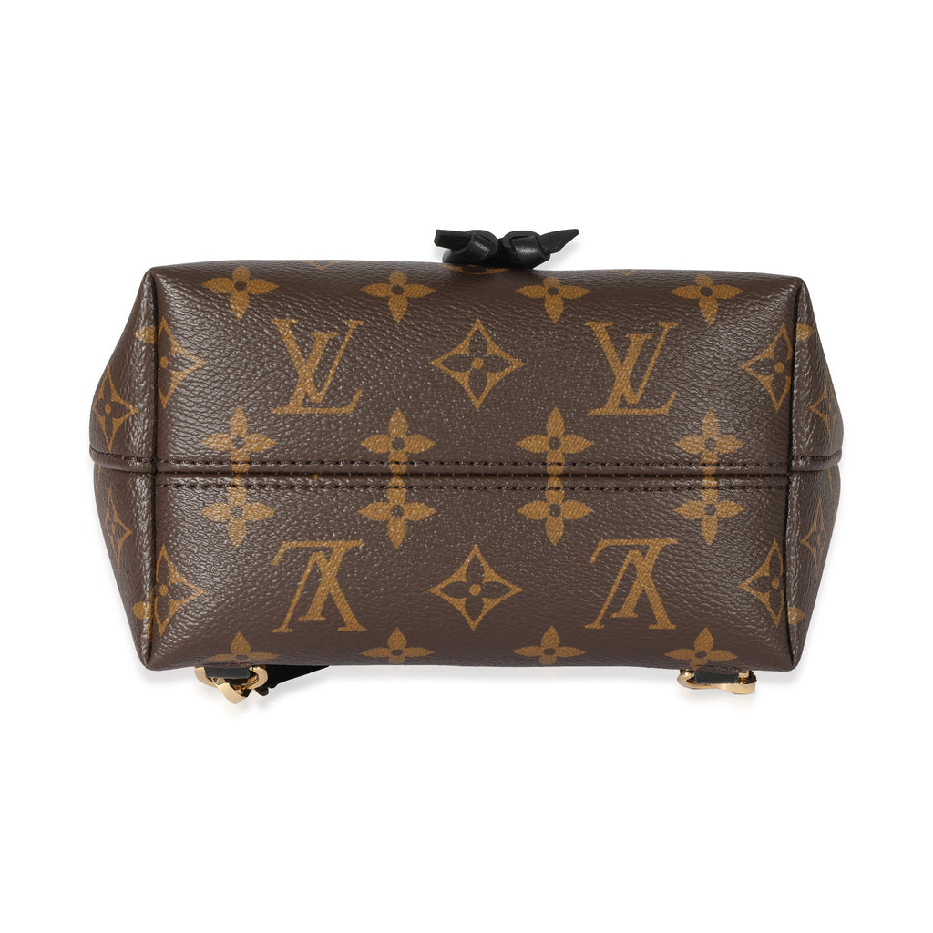 Louis Vuitton Louis Vuitton Canvas Leather Monogram Montsouris BB