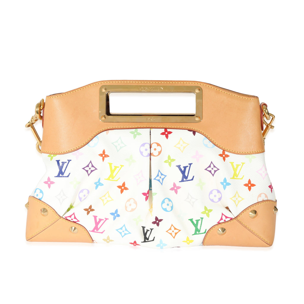 Louis Vuitton Louis Vuitton Canvas White Multicolor Monogram Judy