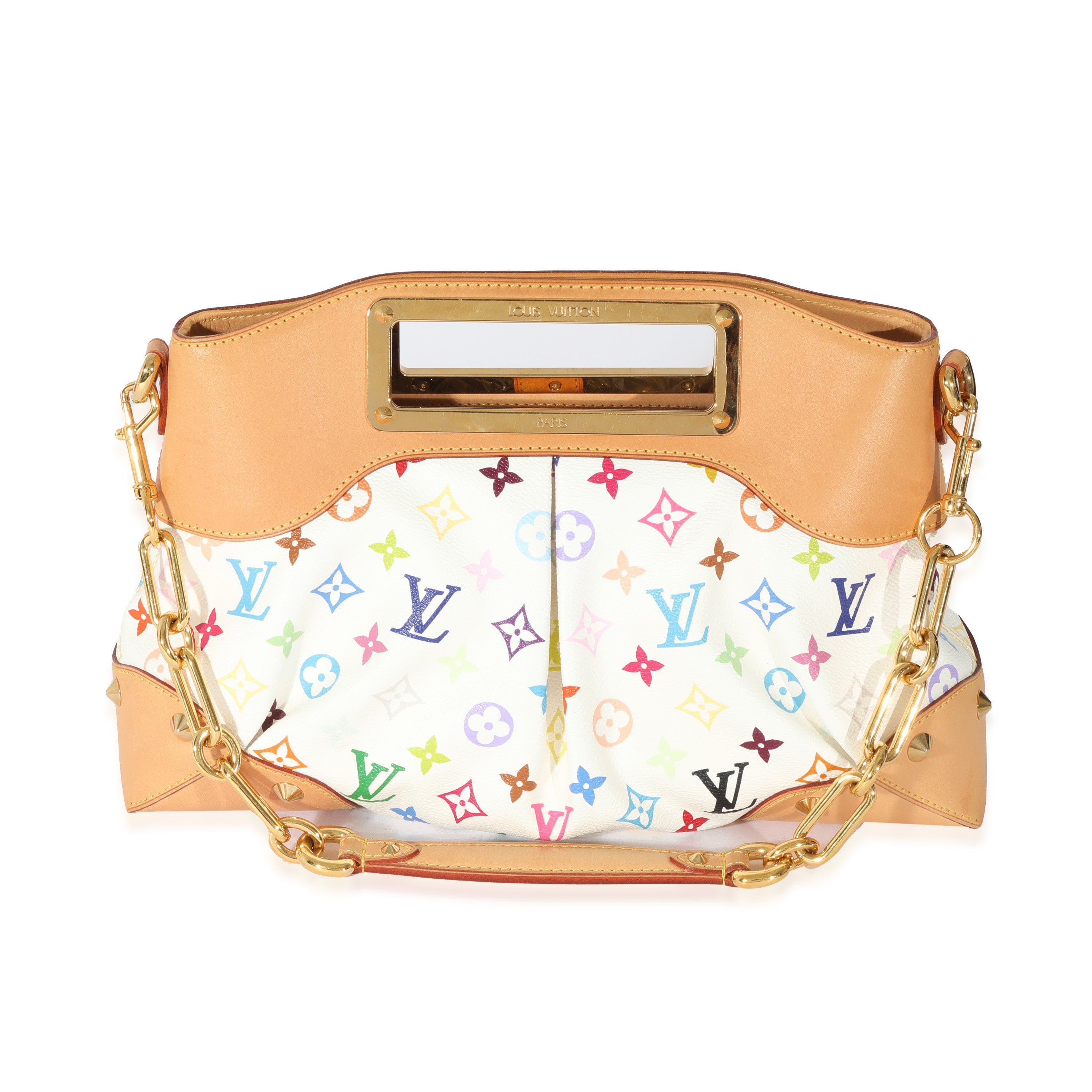 Louis Vuitton Louis Vuitton Canvas White Multicolor Monogram Judy