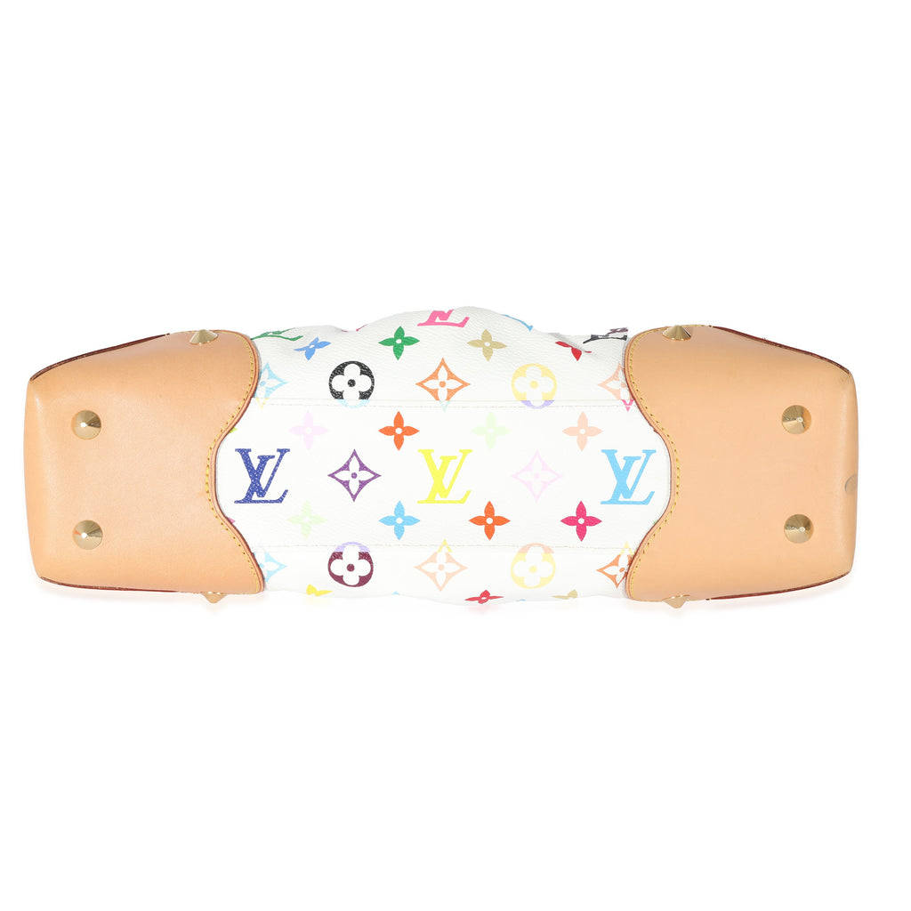 Louis Vuitton Louis Vuitton Canvas White Multicolor Monogram Judy