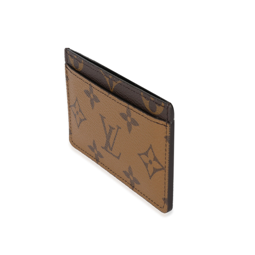 Louis Vuitton Louis Vuitton Canvas Monogram Reverse Card Holder