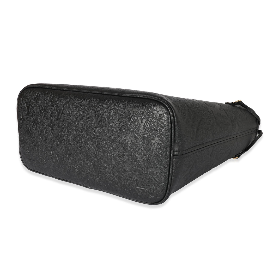 Louis Vuitton Louis Vuitton Black Monogram Empreinte Giant Neverfull MM