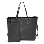 Louis Vuitton Louis Vuitton Black Monogram Empreinte Giant Neverfull MM
