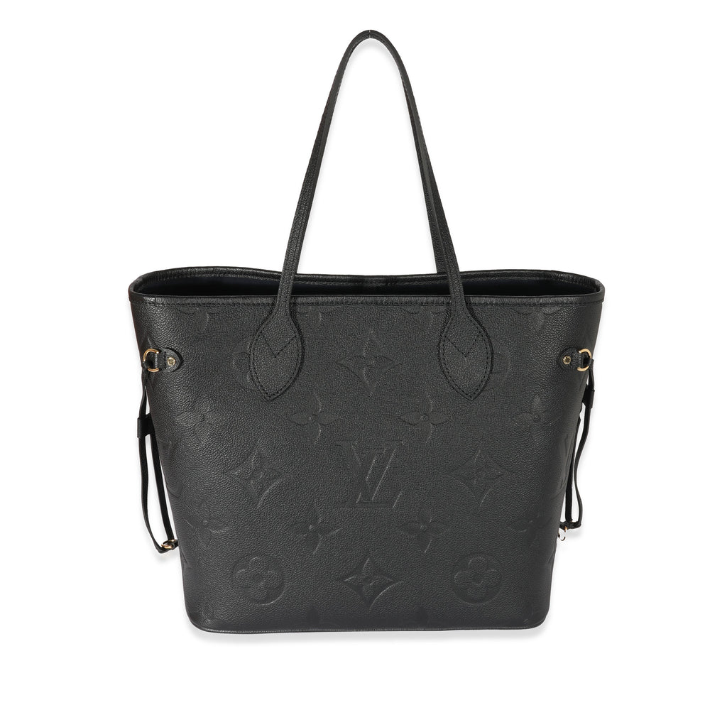 Louis Vuitton Louis Vuitton Black Monogram Empreinte Giant Neverfull MM