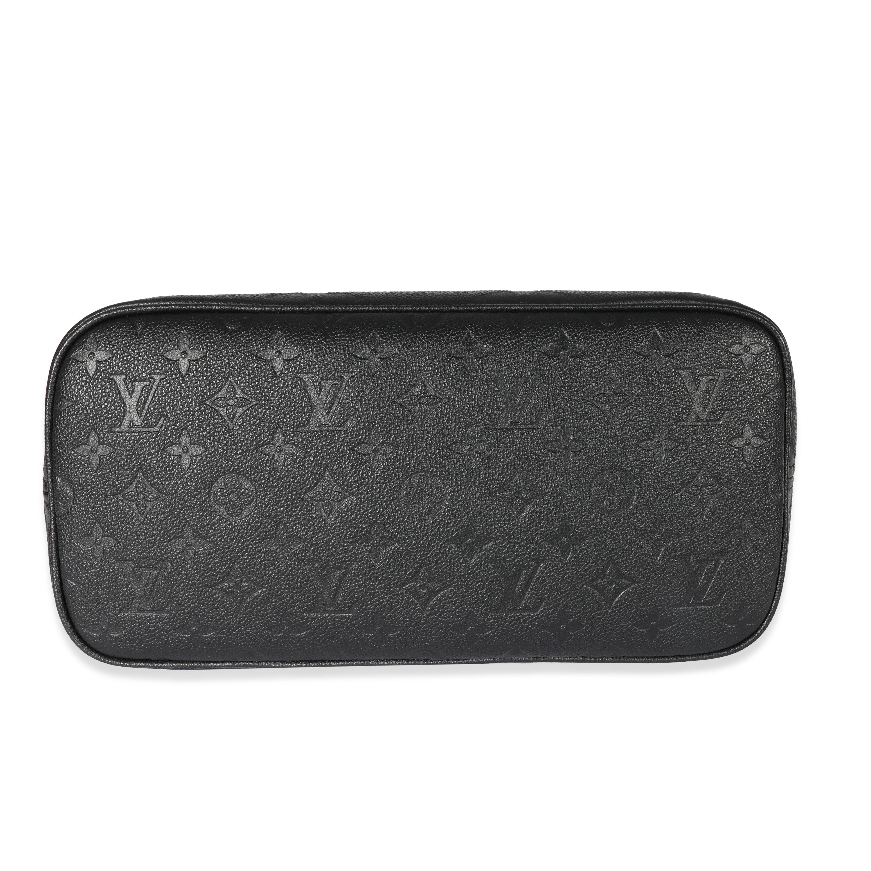Louis Vuitton Louis Vuitton Black Monogram Empreinte Giant Neverfull MM