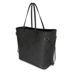 Louis Vuitton Louis Vuitton Black Monogram Empreinte Giant Neverfull MM