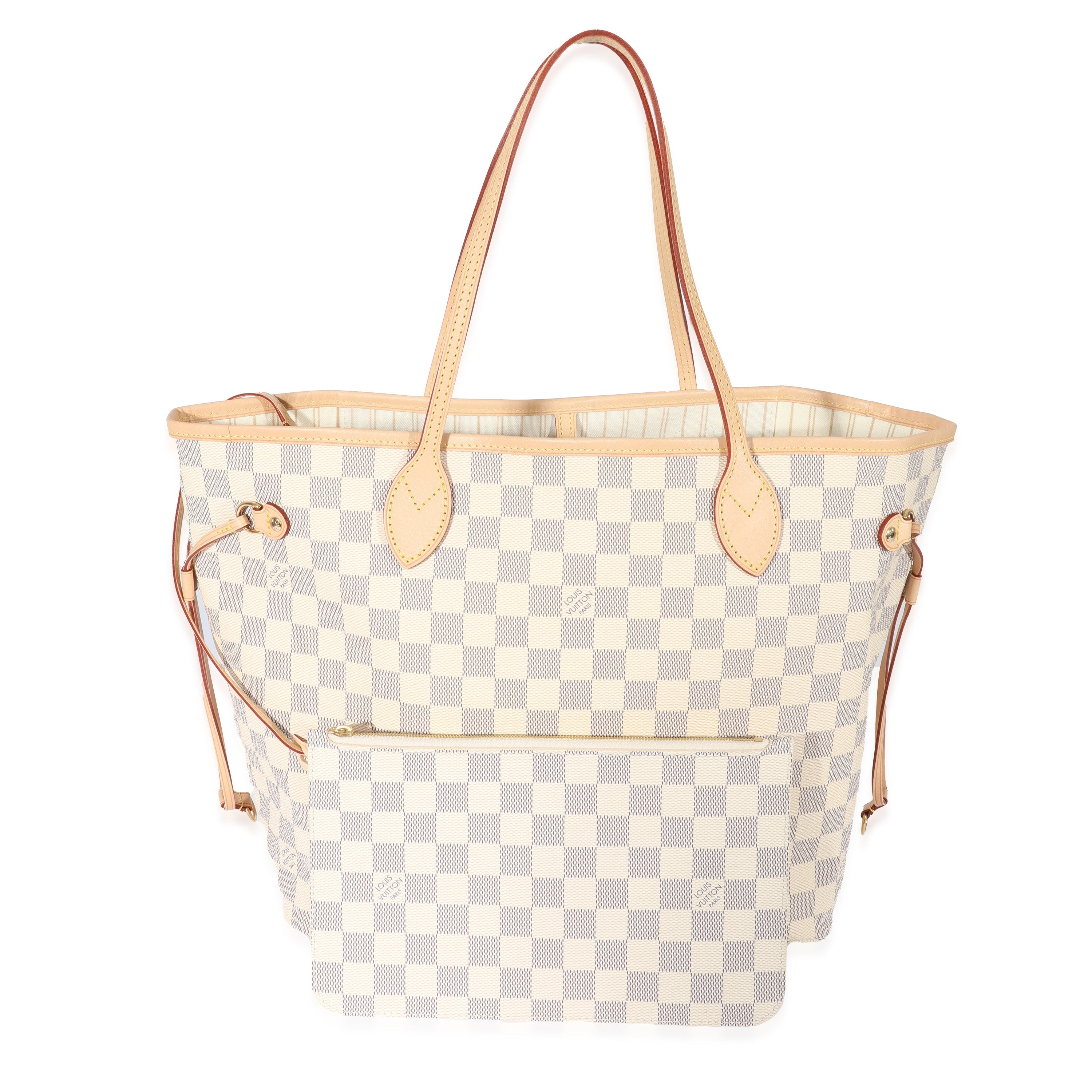 Louis Vuitton Louis Vuitton Canvas Damier Azur Neverfull MM