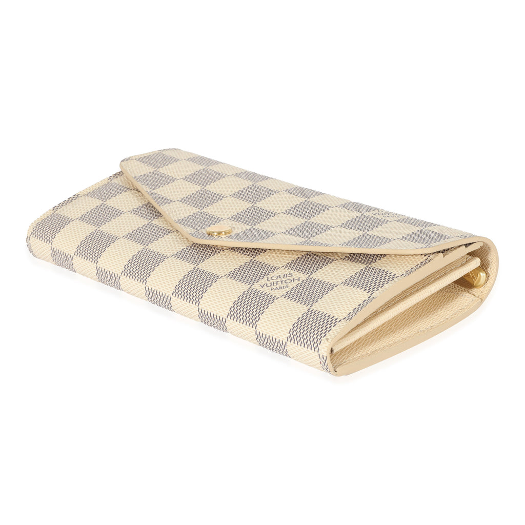 Louis Vuitton Louis Vuitton Damier Azur Canvas Sarah Wallet