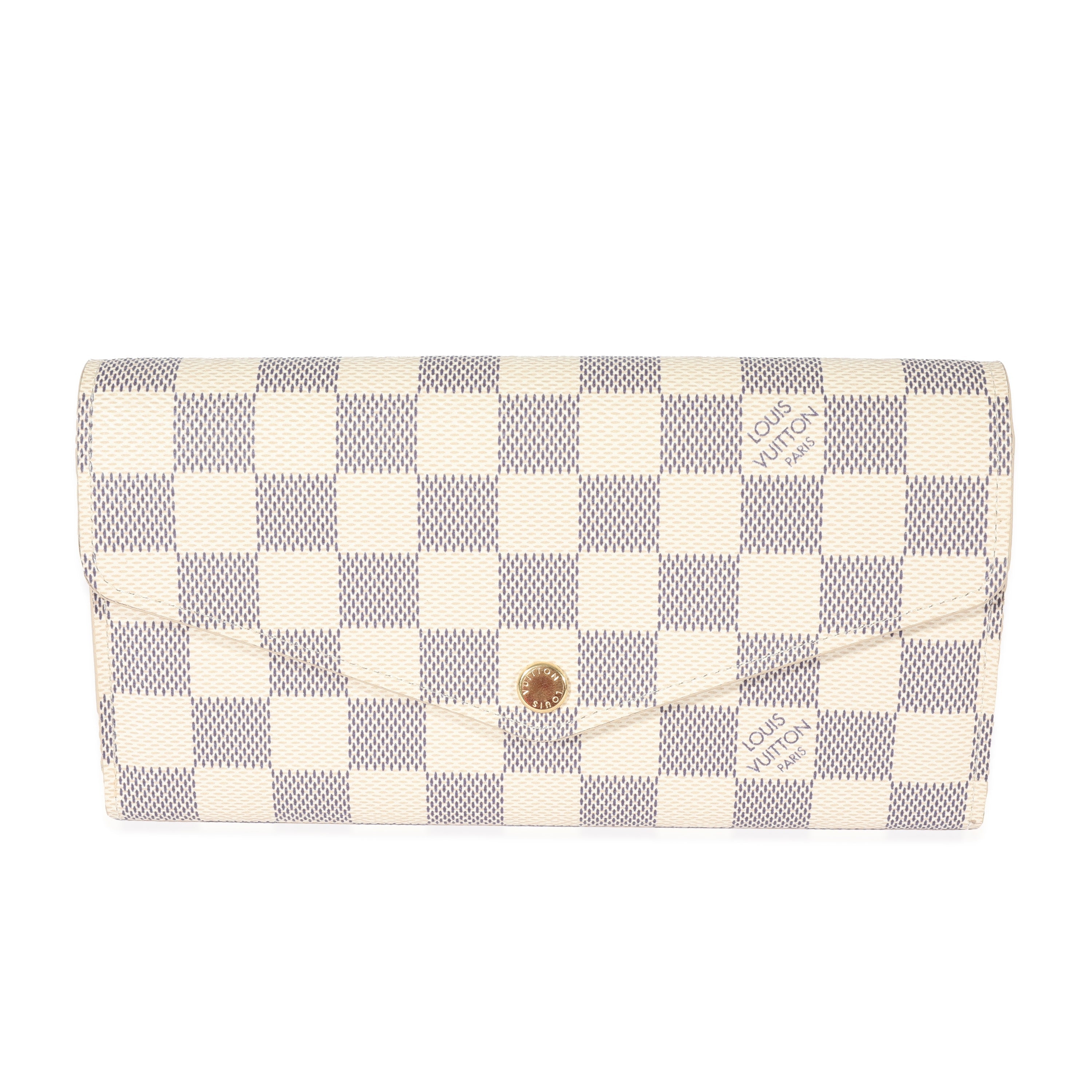 Louis Vuitton Louis Vuitton Damier Azur Canvas Sarah Wallet
