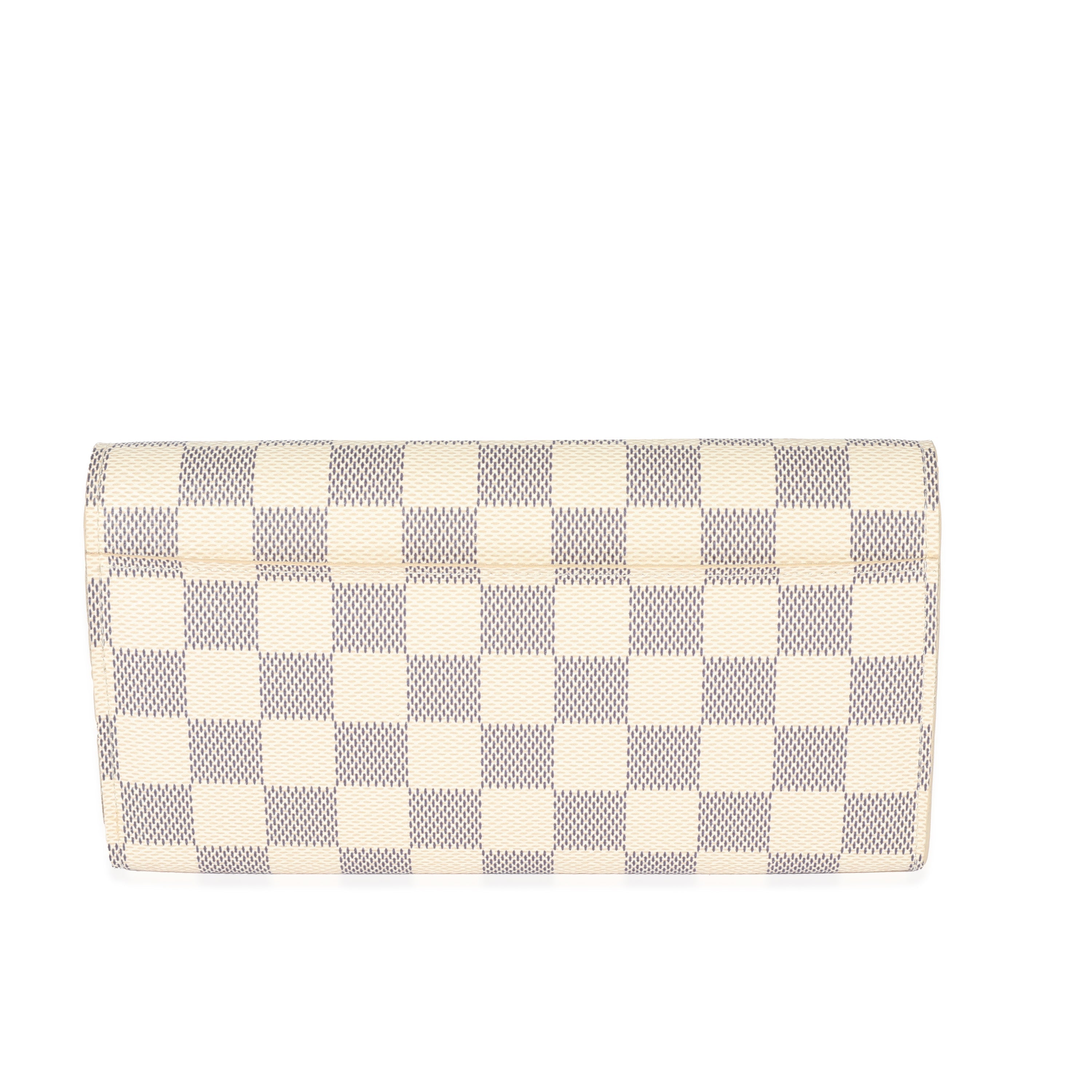 Louis Vuitton Louis Vuitton Damier Azur Canvas Sarah Wallet