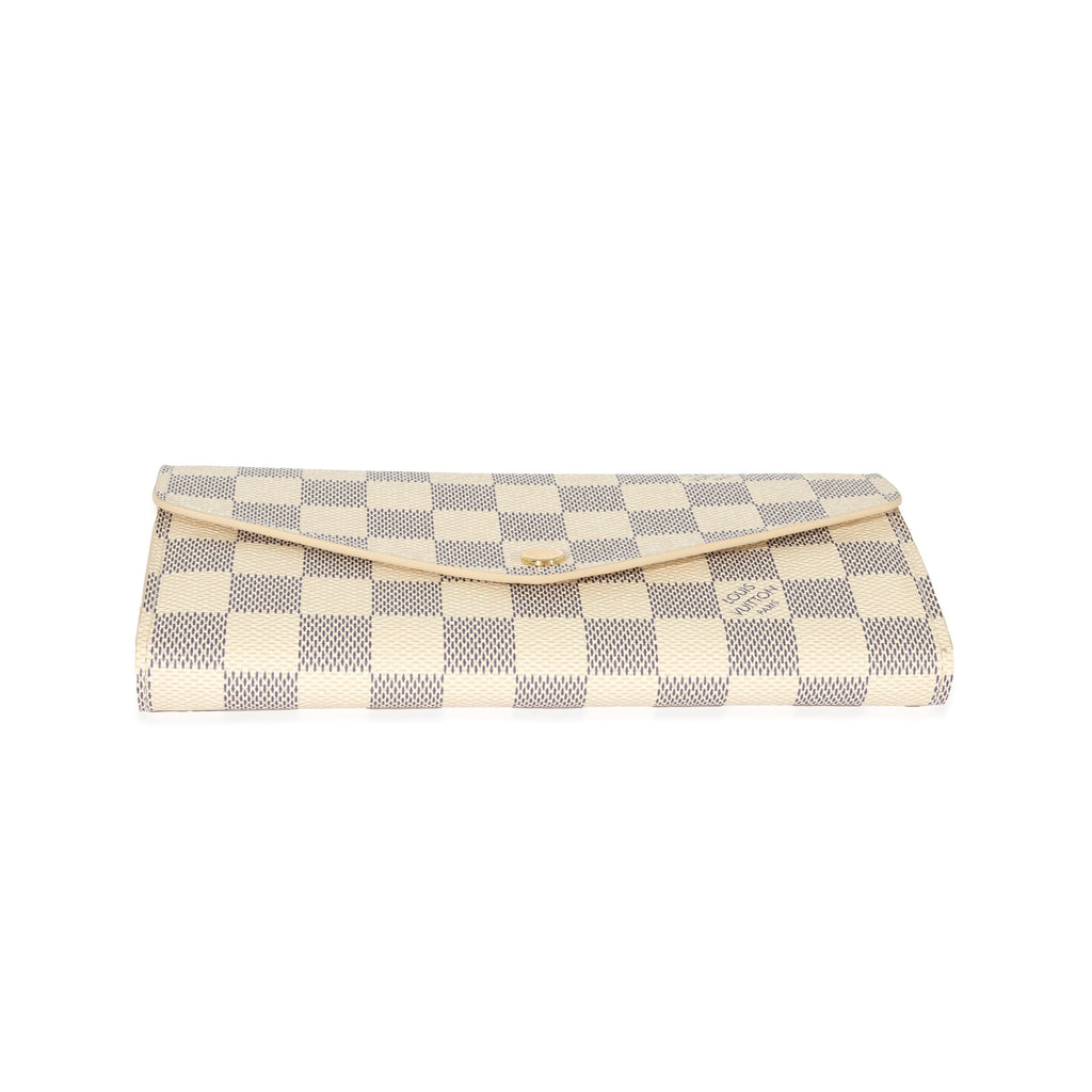 Louis Vuitton Louis Vuitton Damier Azur Canvas Sarah Wallet