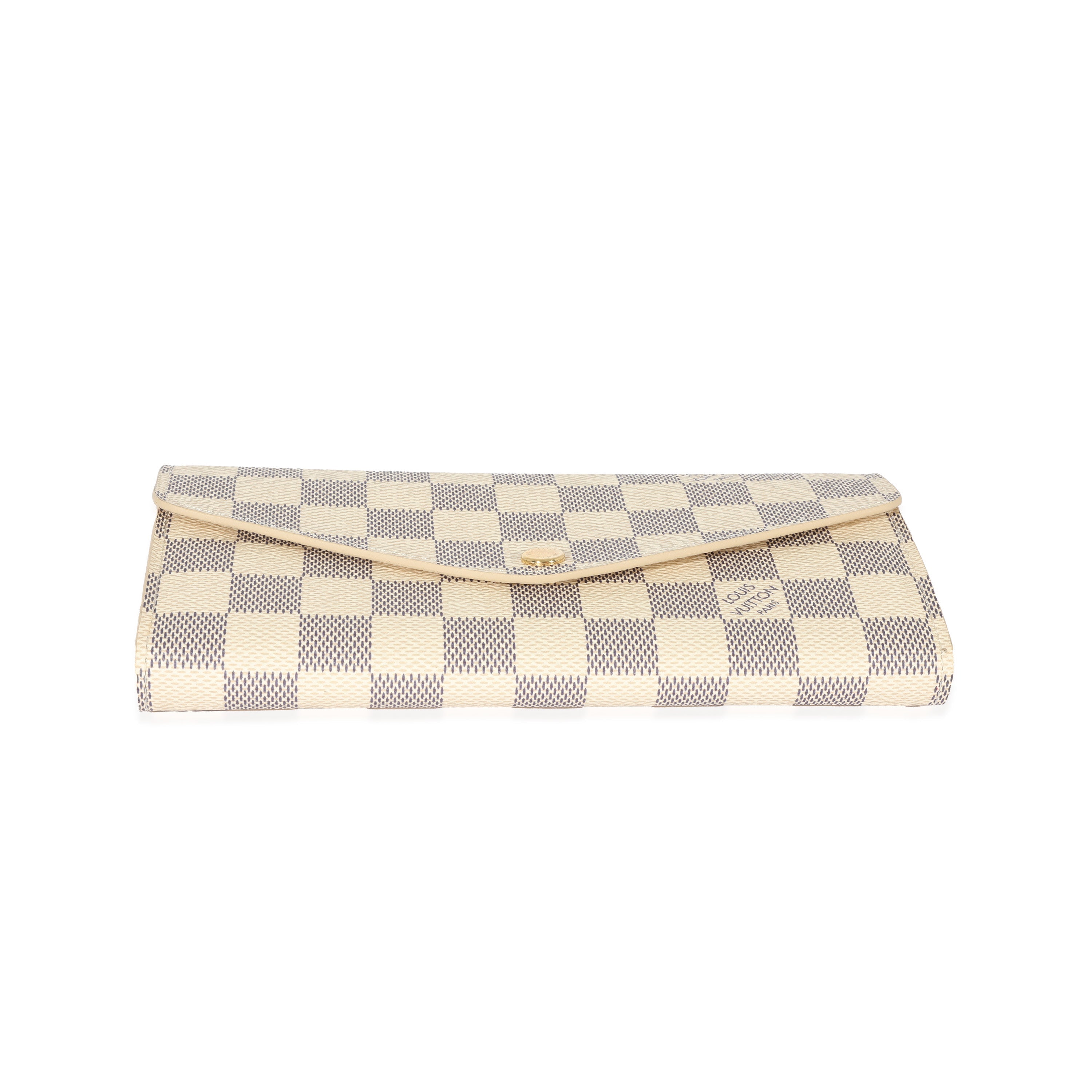 Louis Vuitton Louis Vuitton Damier Azur Canvas Sarah Wallet