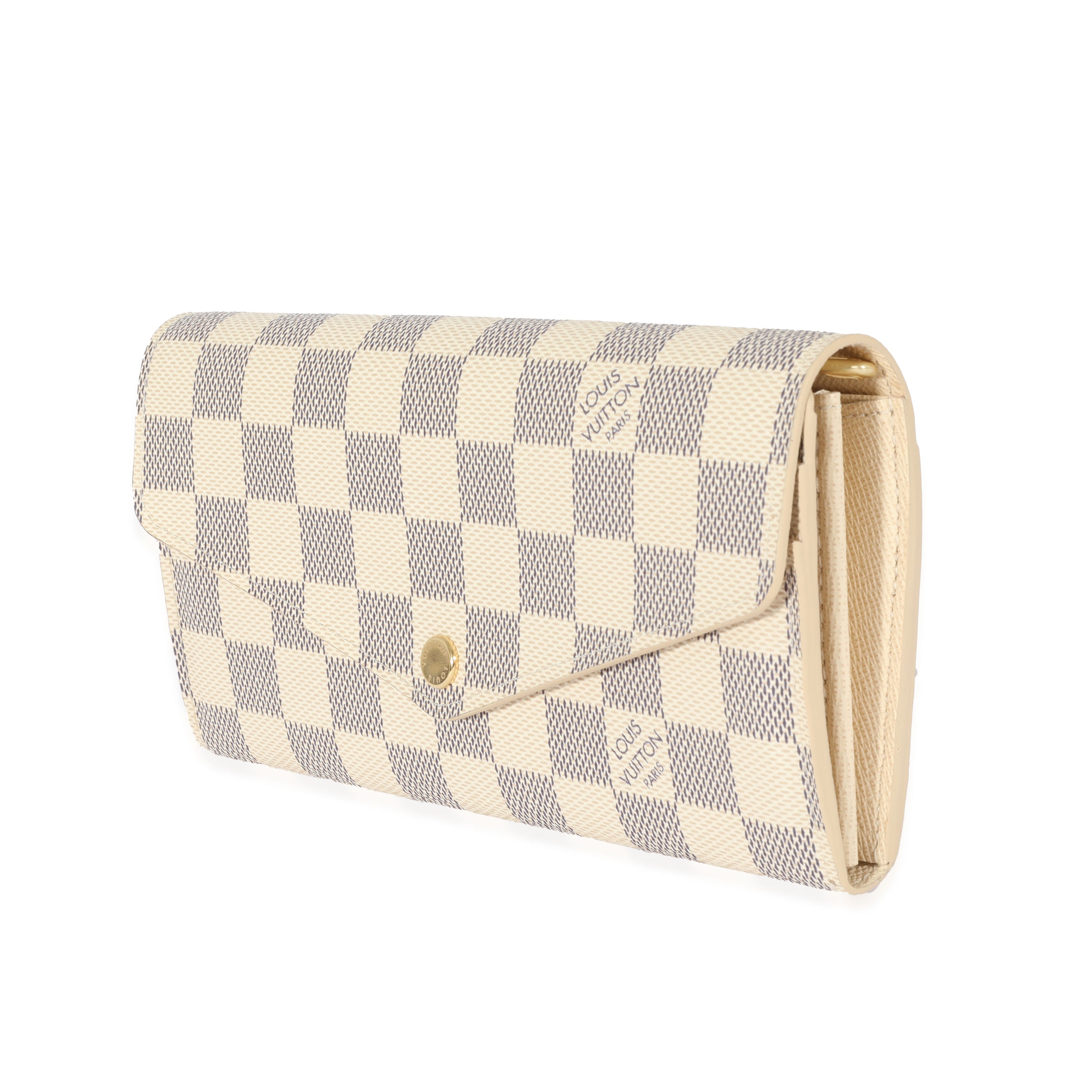 Louis Vuitton Louis Vuitton Damier Azur Canvas Sarah Wallet
