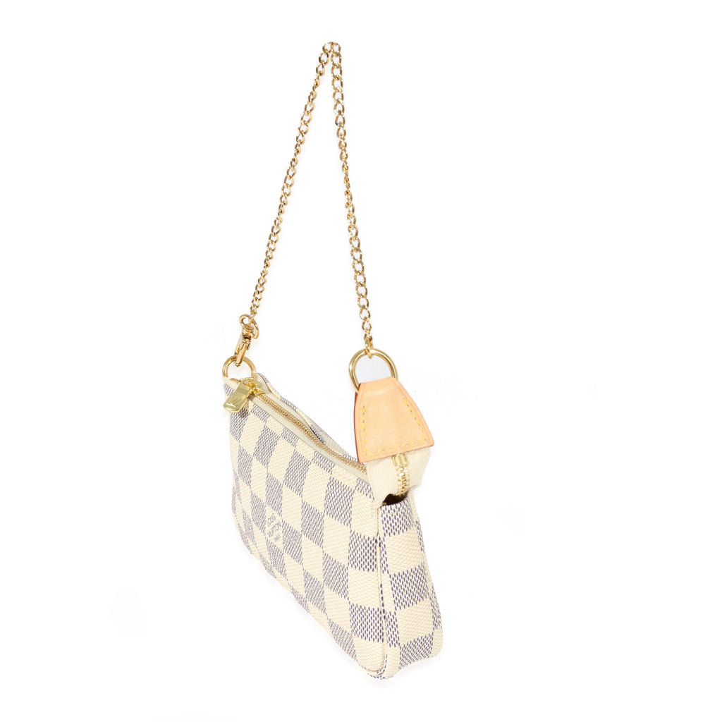 Louis Vuitton Louis Vuitton Damier Azur Canvas Mini Pochette Accessoires