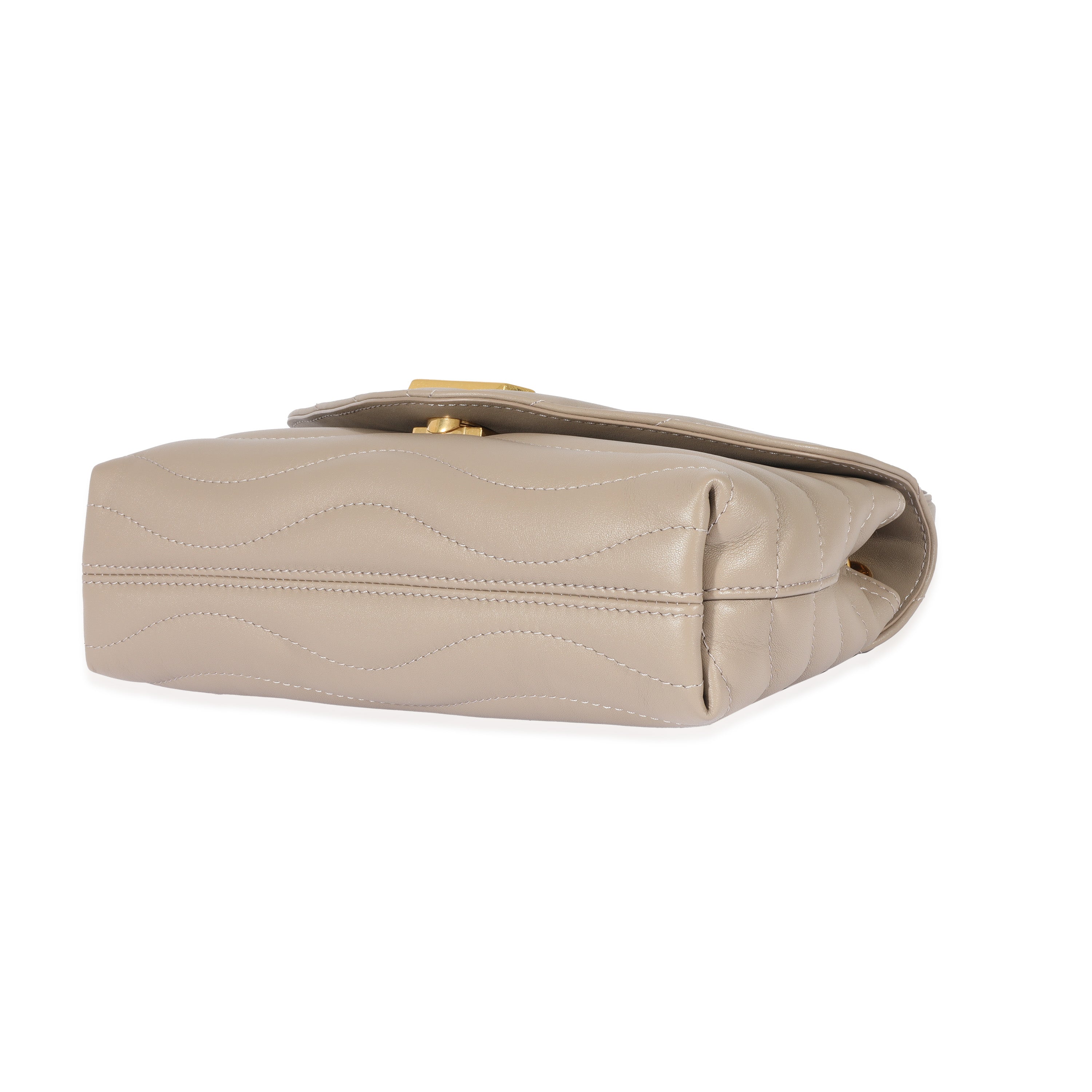Louis Vuitton Louis Vuitton Taupe Leather New Wave Chain Bag