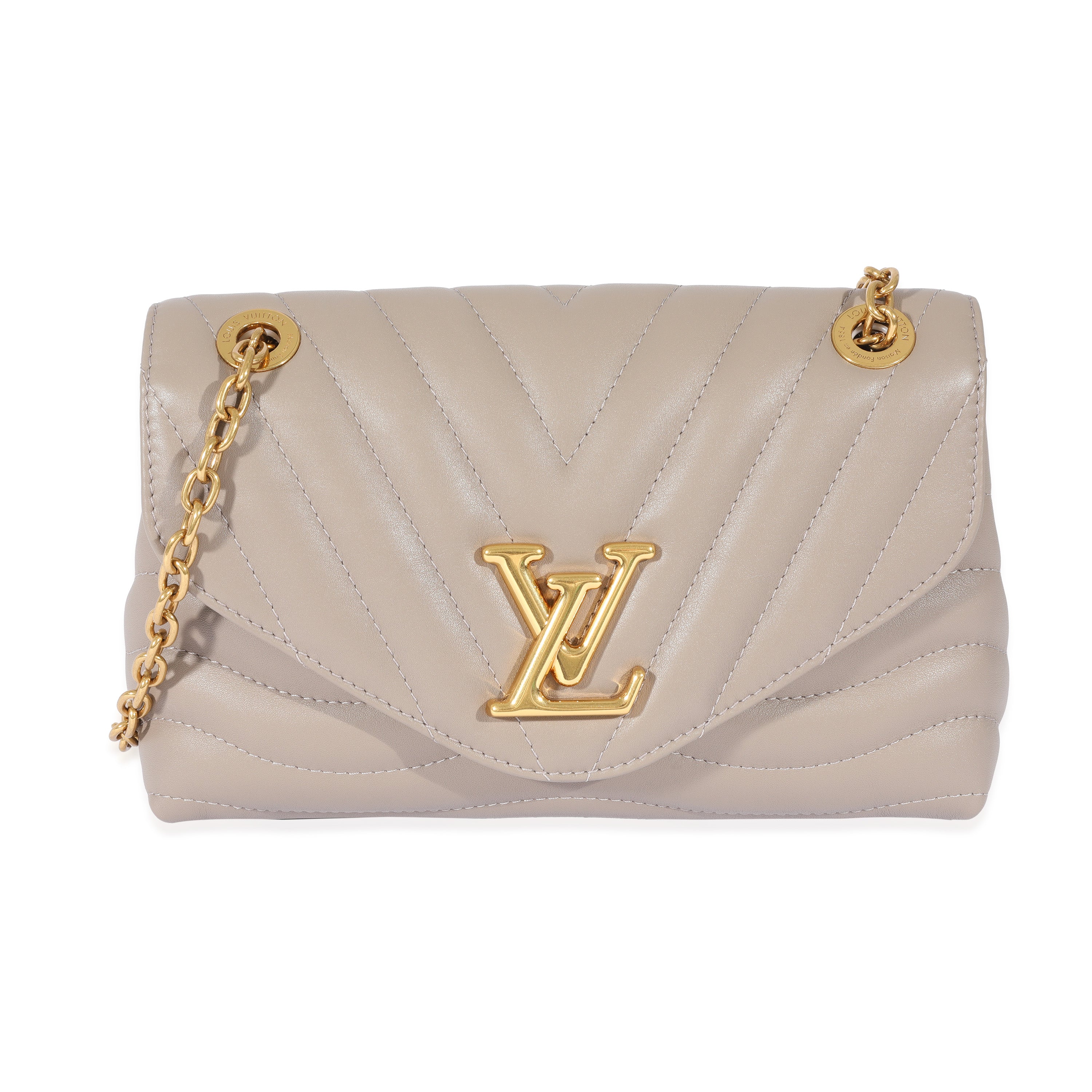 Louis Vuitton Louis Vuitton Taupe Leather New Wave Chain Bag