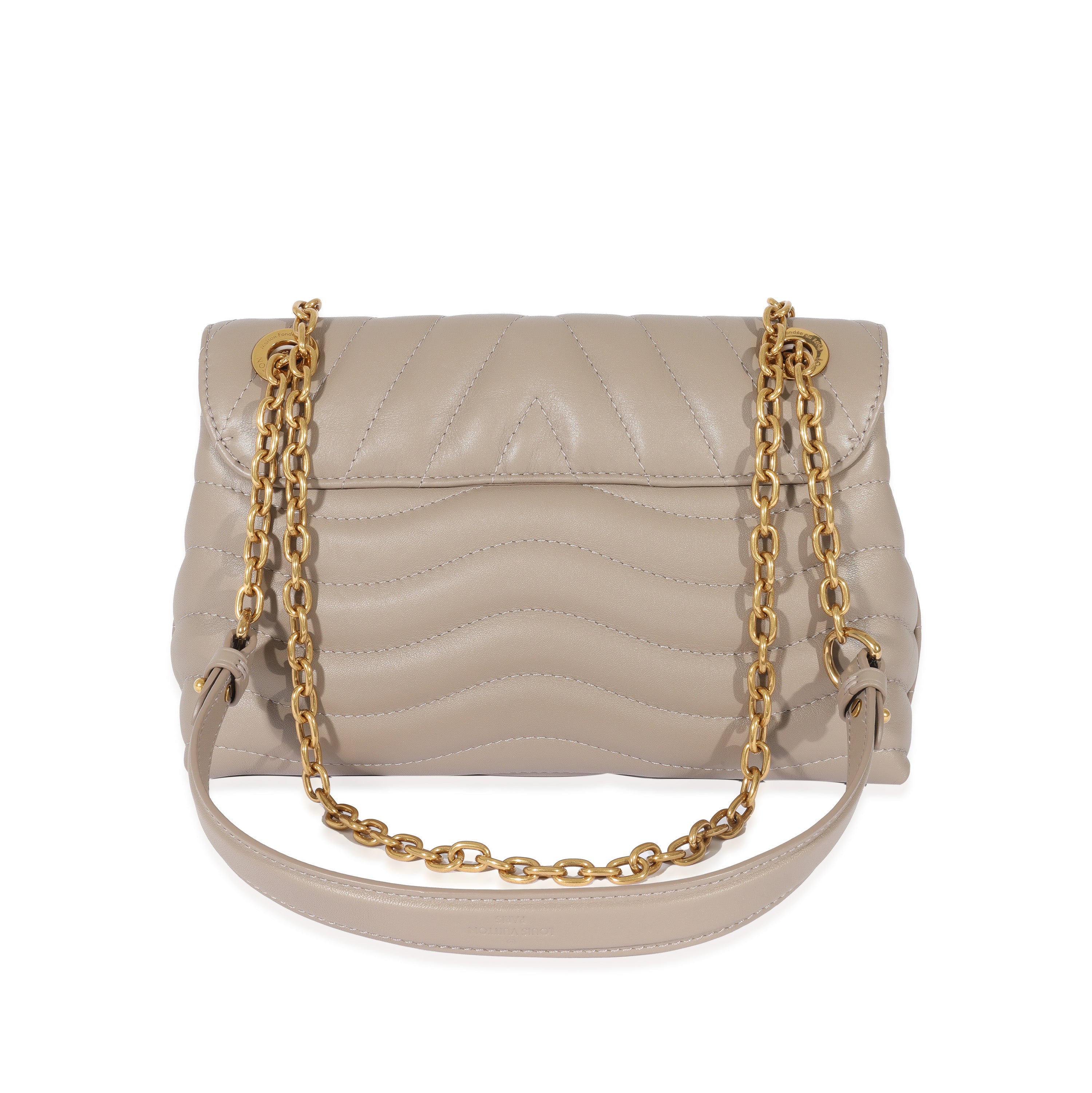 Louis Vuitton Louis Vuitton Taupe Leather New Wave Chain Bag