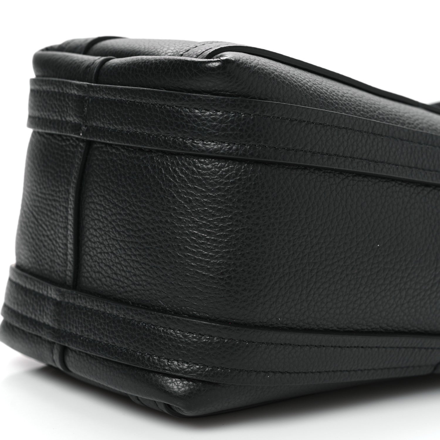 Balenciaga Grained Calfskin Mini 2.0 Everyday North South Shoulder Tote Bag Black