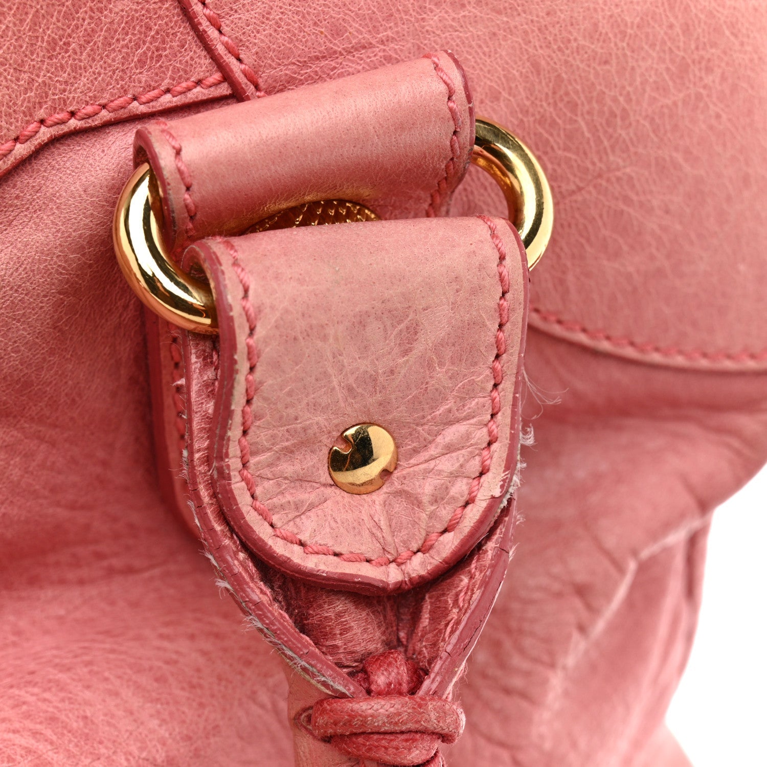 Balenciaga Agneau Giant 21 Gold Hardware City Bubblegum