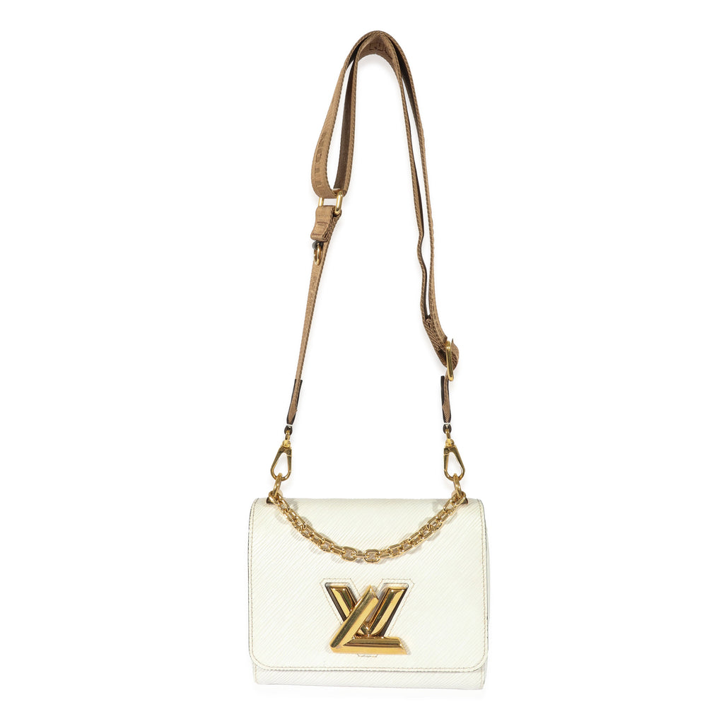 Louis Vuitton Louis Vuitton White Epi Twist PM