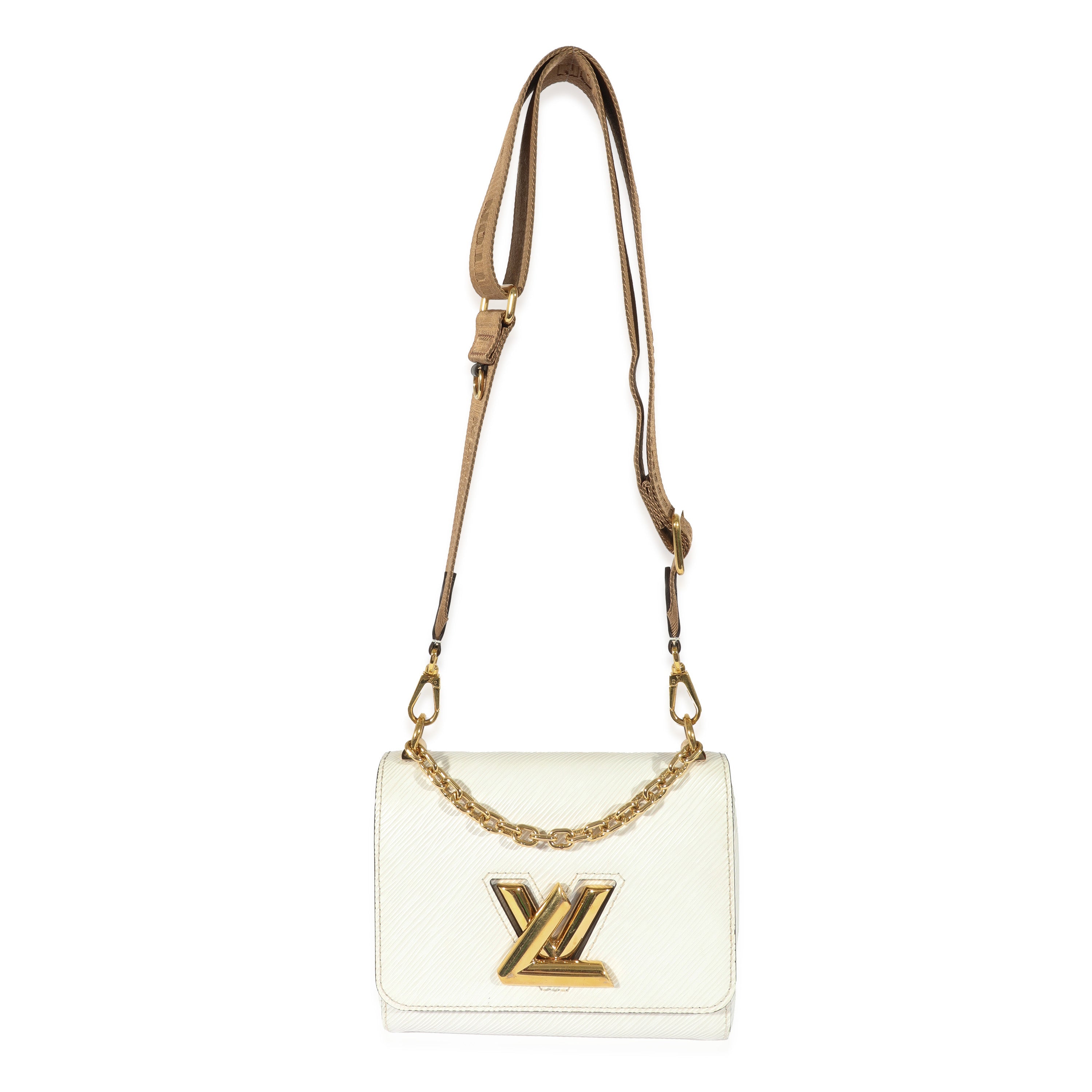 Louis Vuitton Louis Vuitton White Epi Twist PM