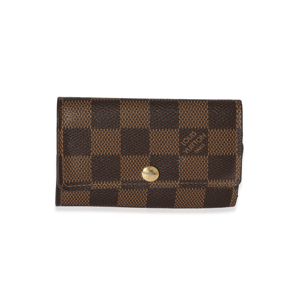 Louis Vuitton Louis Vuitton Damier Ebene Canvas 6 Key Holder