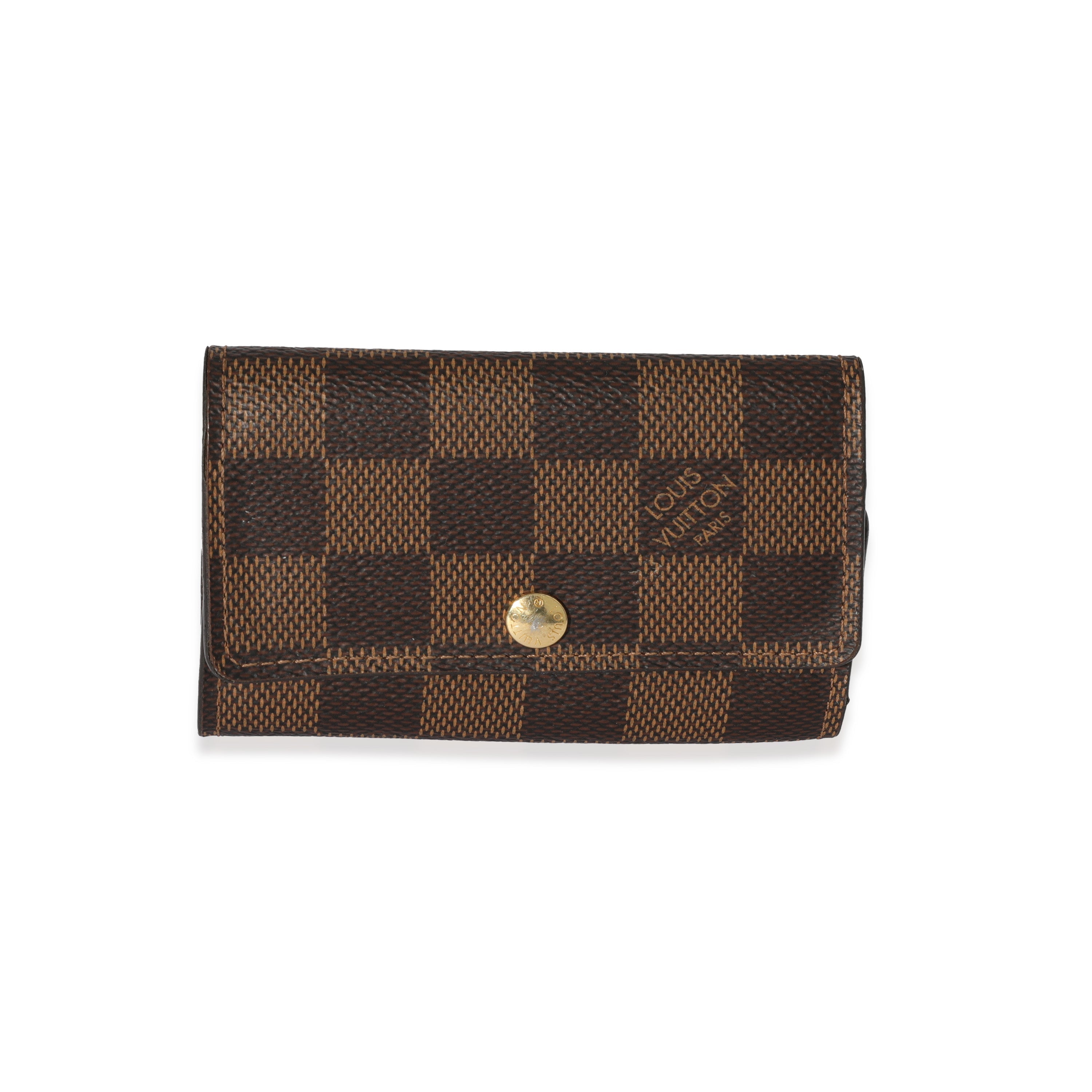 Louis Vuitton Louis Vuitton Damier Ebene Canvas 6 Key Holder