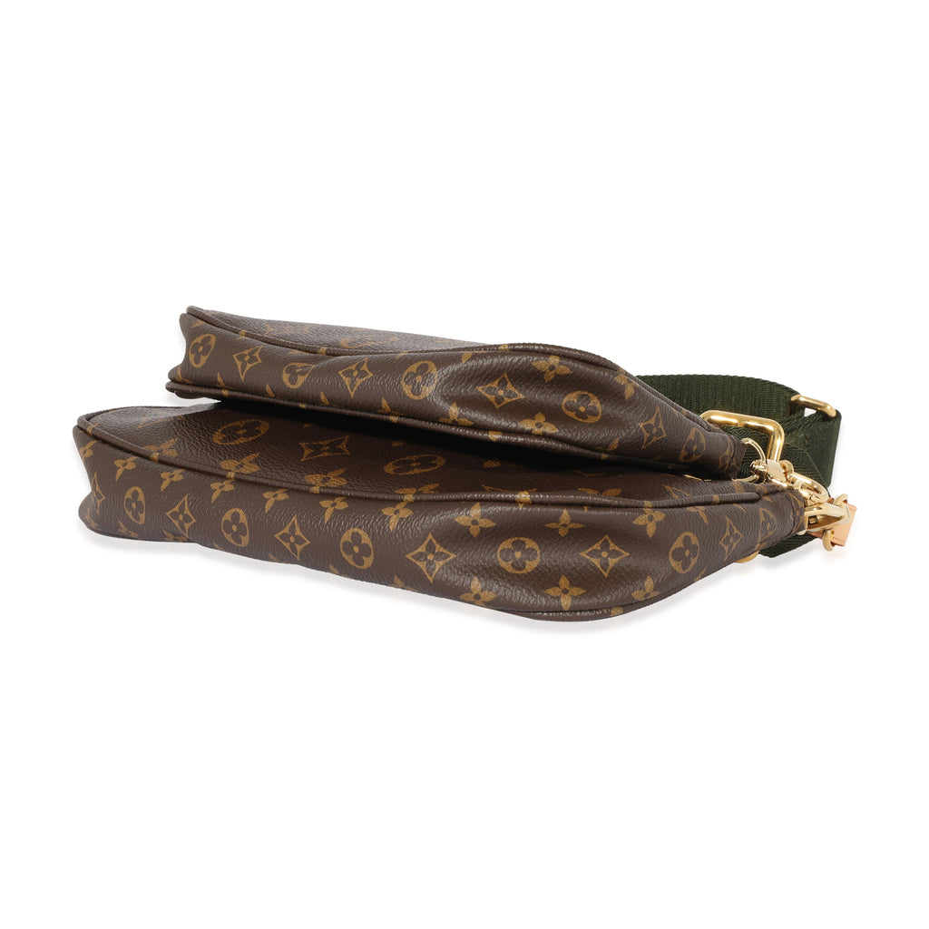 Louis Vuitton Louis Vuitton Monogram Canvas Khaki Multi Pochette Accessoires